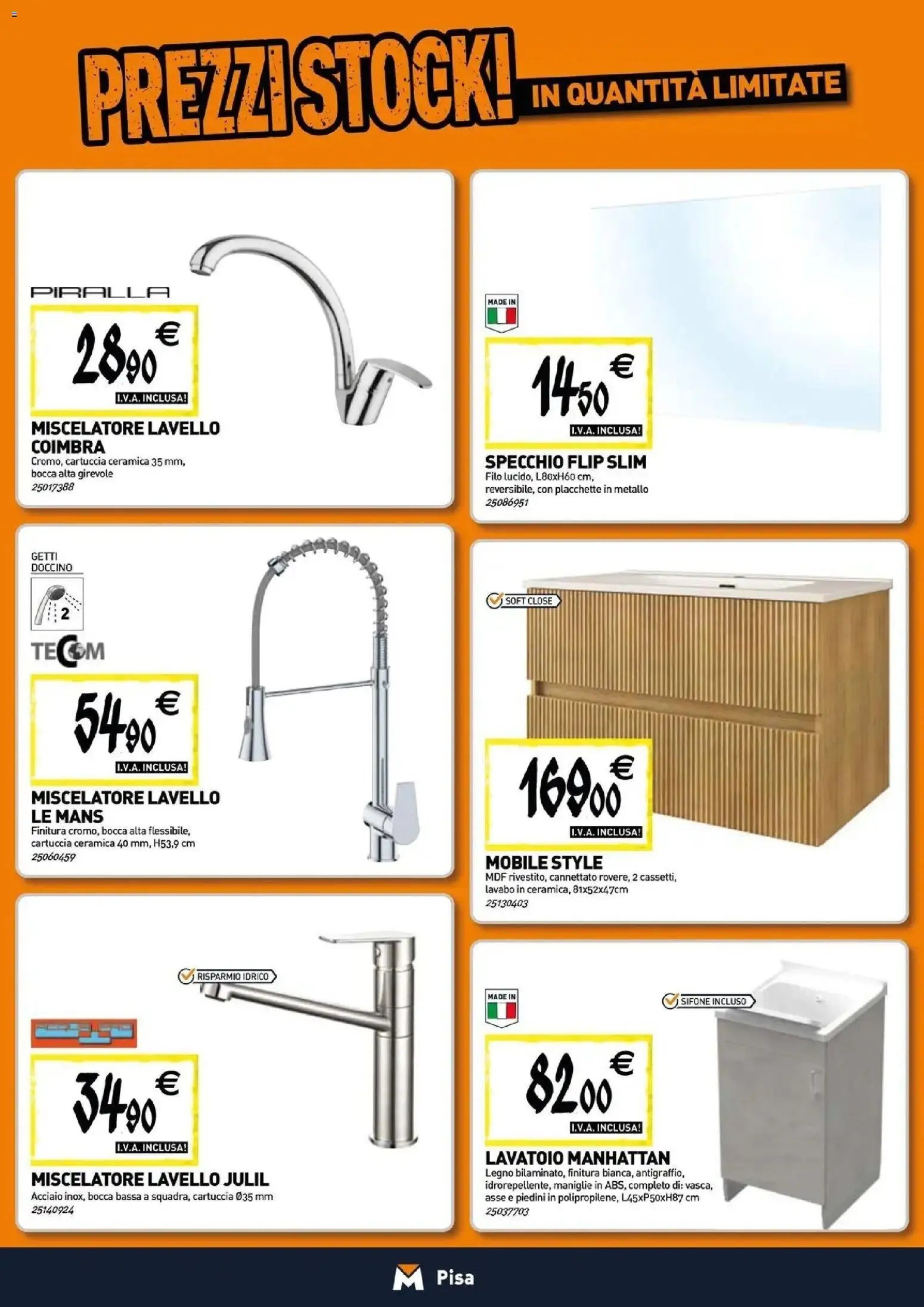 TECNOMAT - Straordinari prezzi stock!