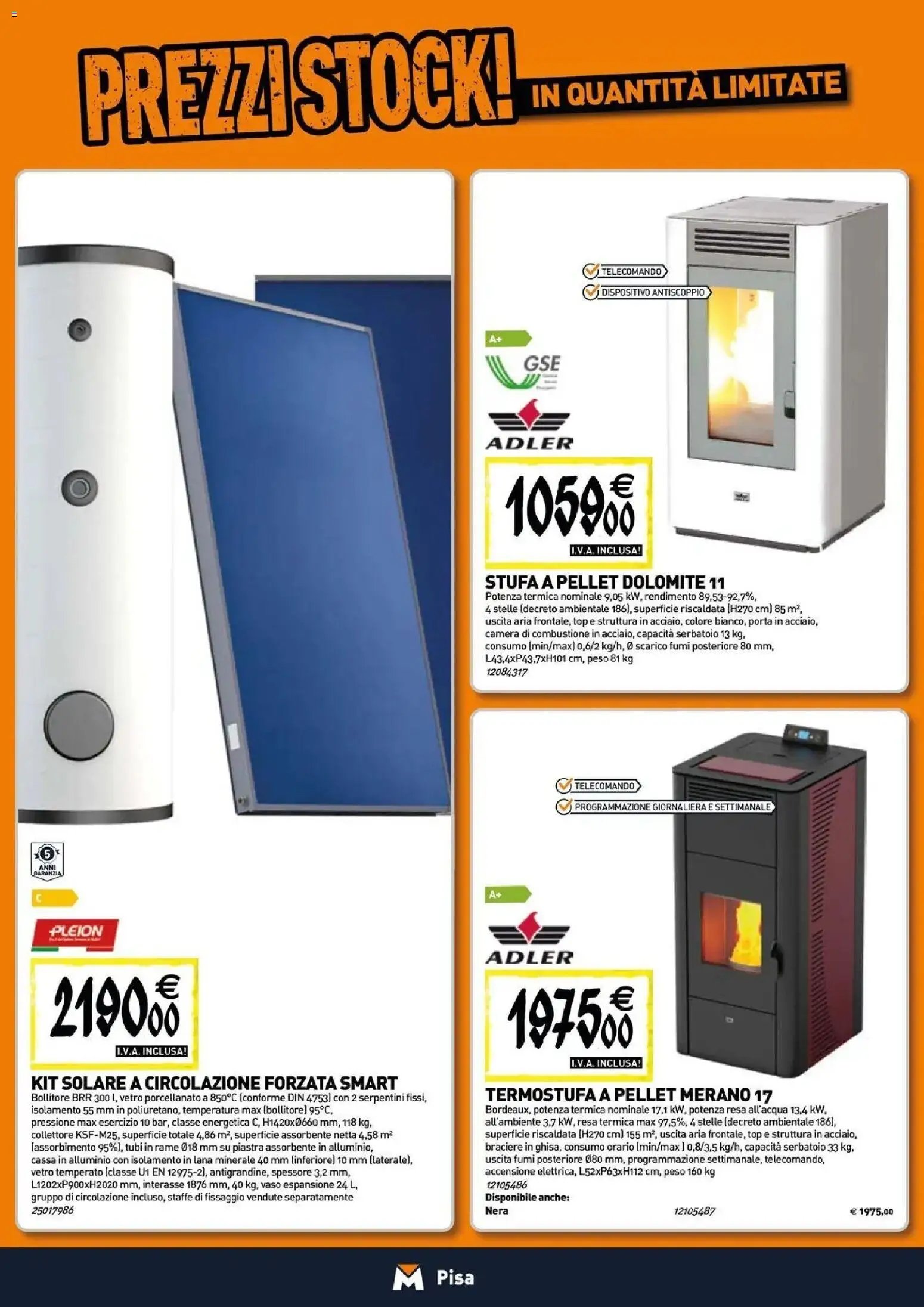 TECNOMAT - Straordinari prezzi stock!