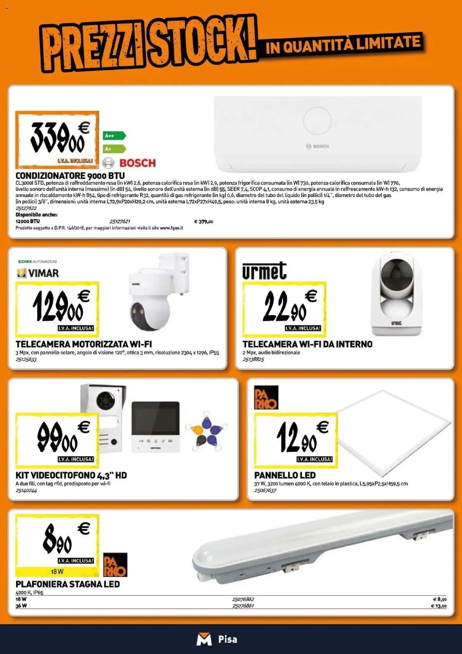 TECNOMAT - Straordinari prezzi stock!