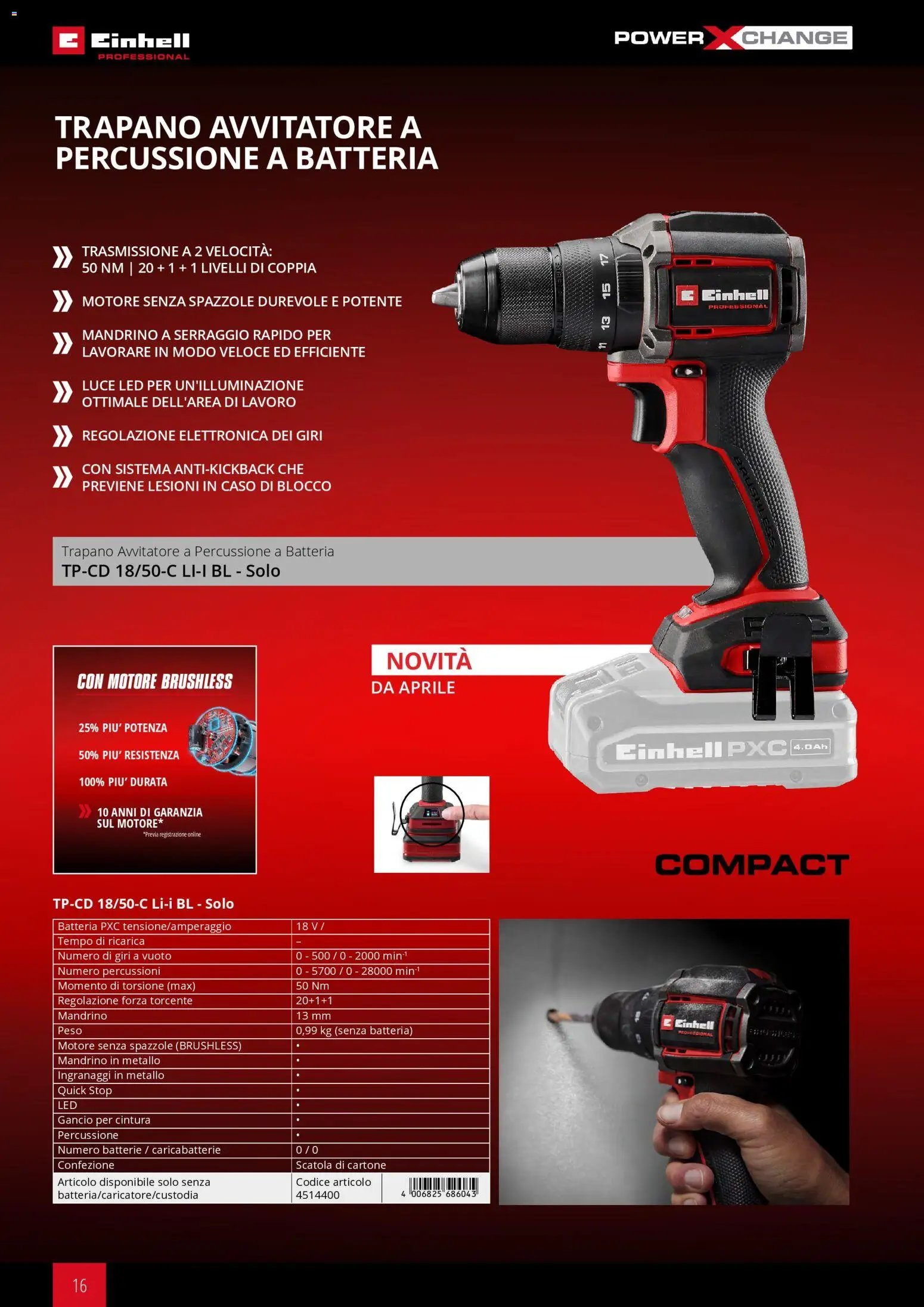Einhell volantino Elettroutensili  (2026-03-17 - 2026-12-31)