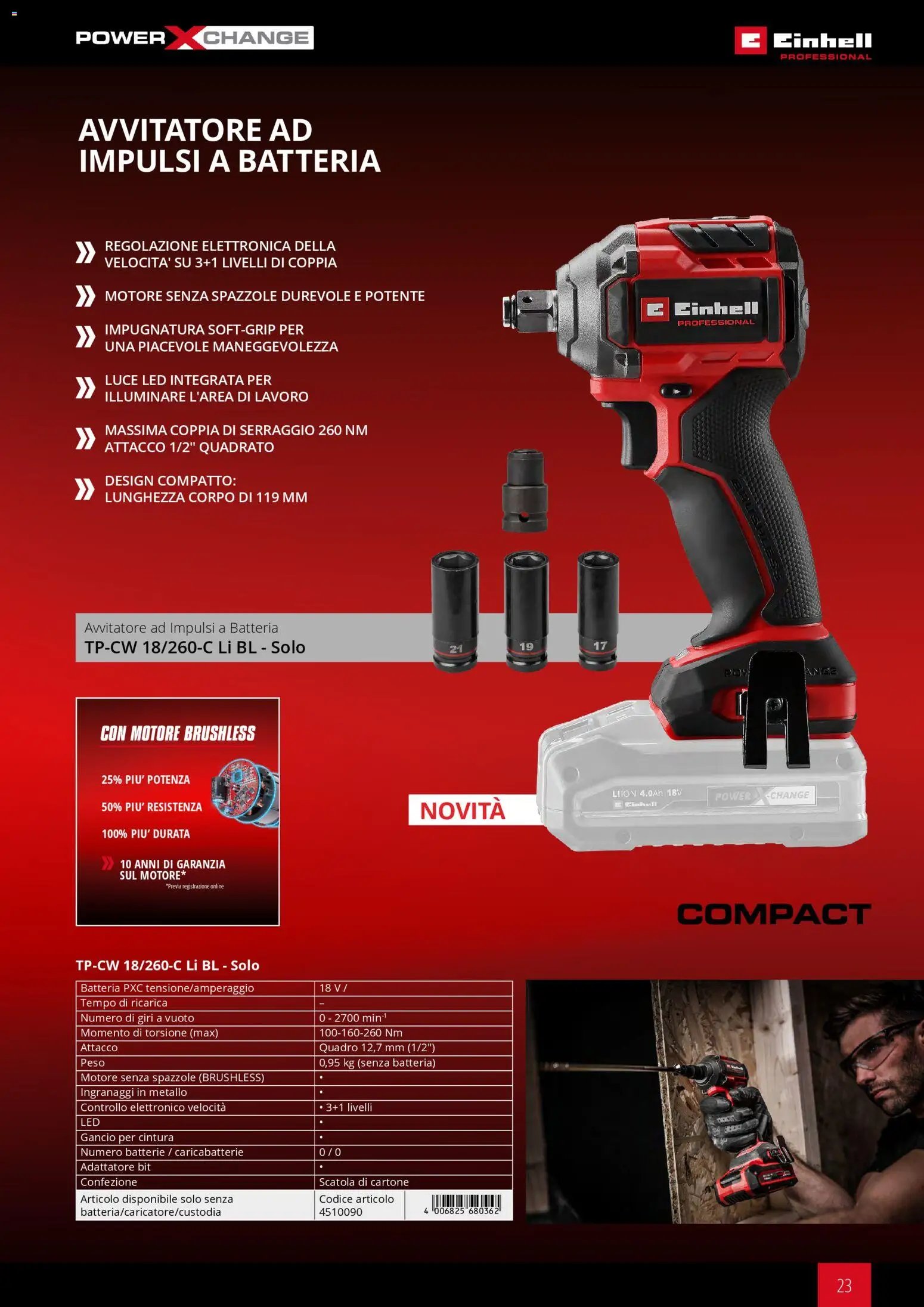 Einhell volantino Elettroutensili  (2026-03-17 - 2026-12-31)