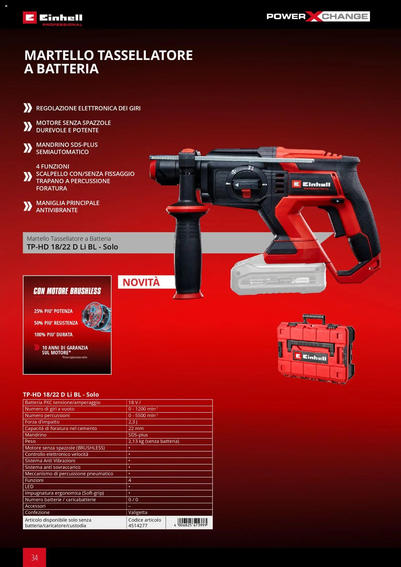 Einhell volantino Elettroutensili  (2026-03-17 - 2026-12-31)