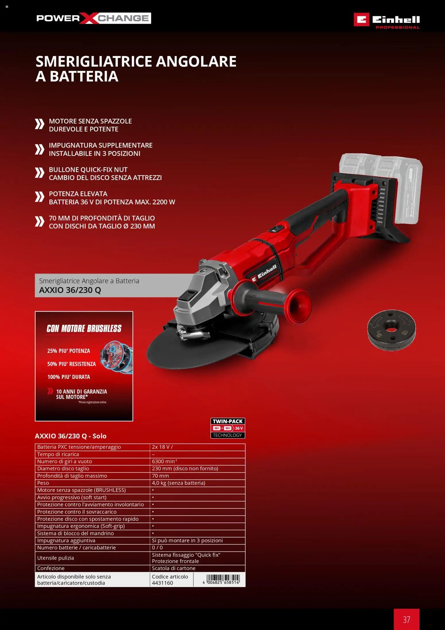 Einhell volantino Elettroutensili  (2026-03-17 - 2026-12-31)
