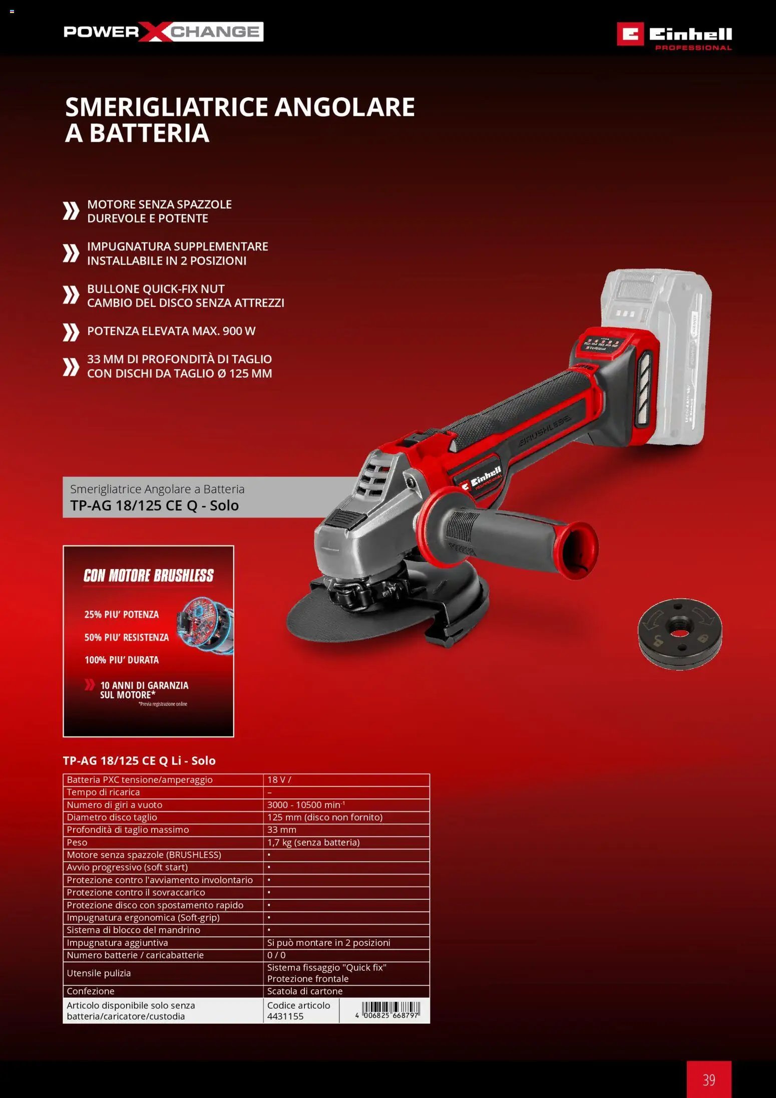 Einhell volantino Elettroutensili  (2026-03-17 - 2026-12-31)