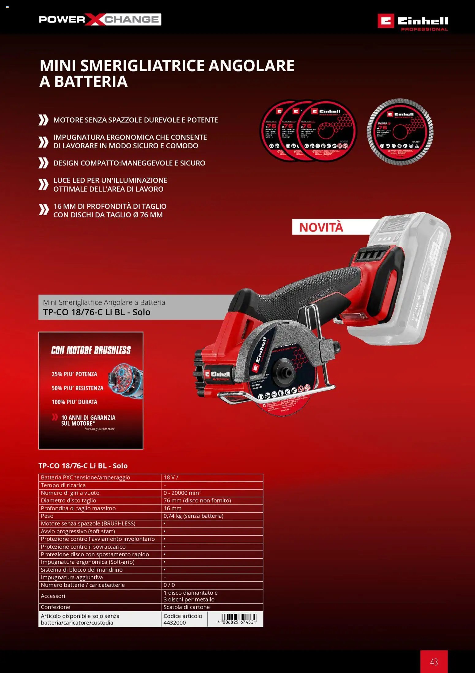 Einhell volantino Elettroutensili  (2026-03-17 - 2026-12-31)