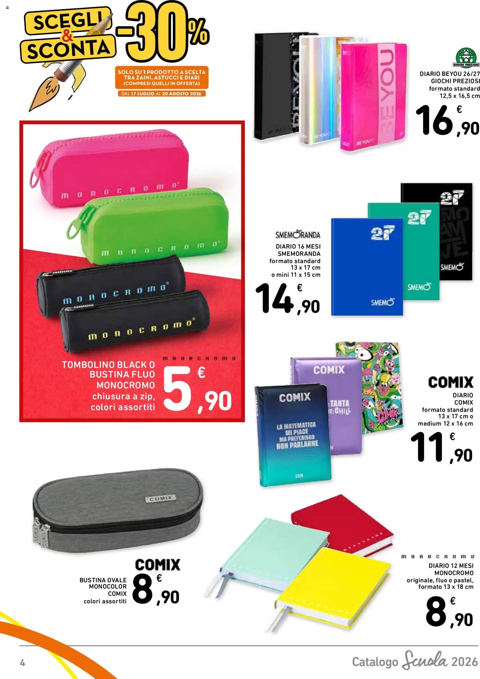 Spazio Conad volantino Scuola
