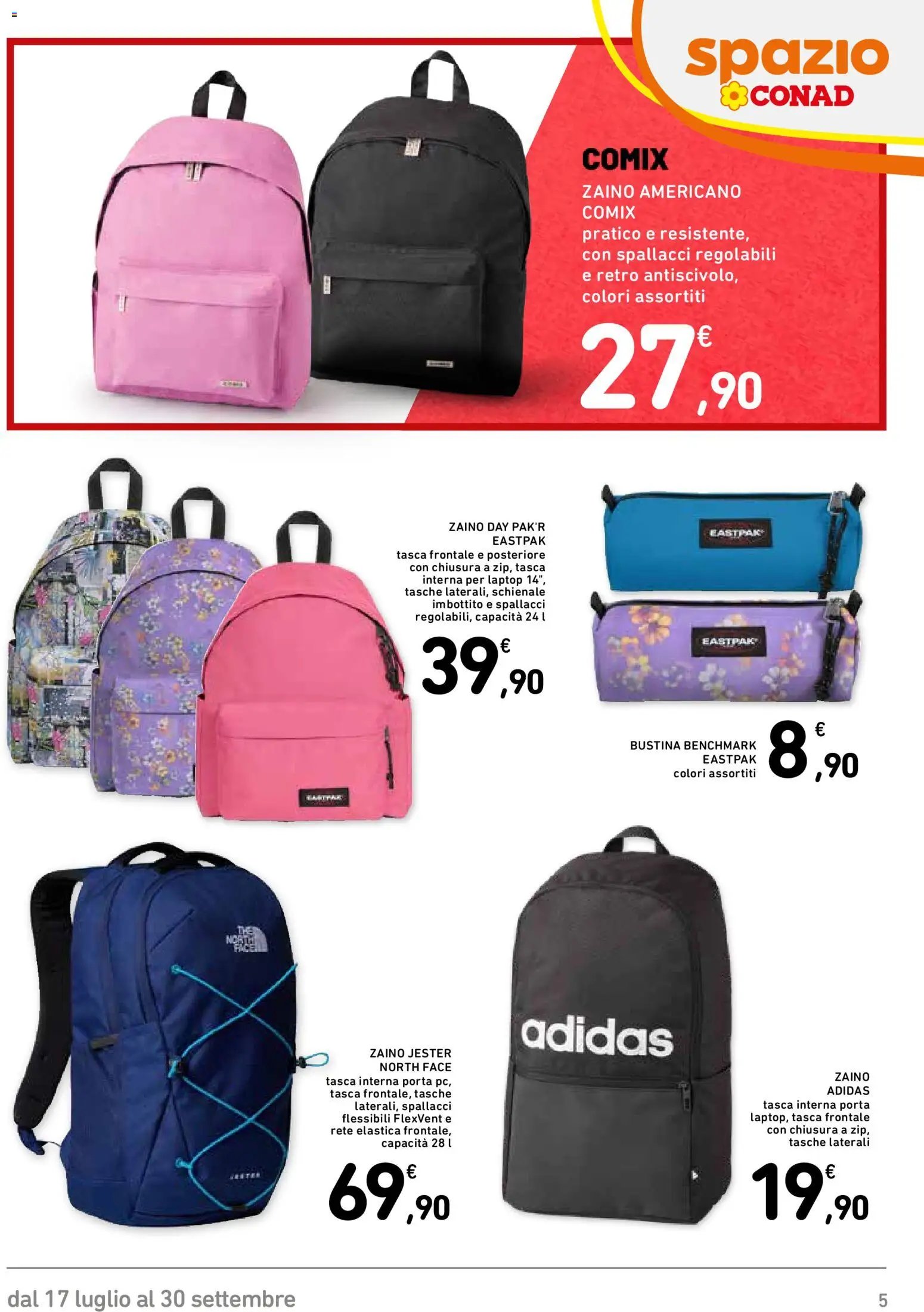 Spazio Conad volantino Scuola