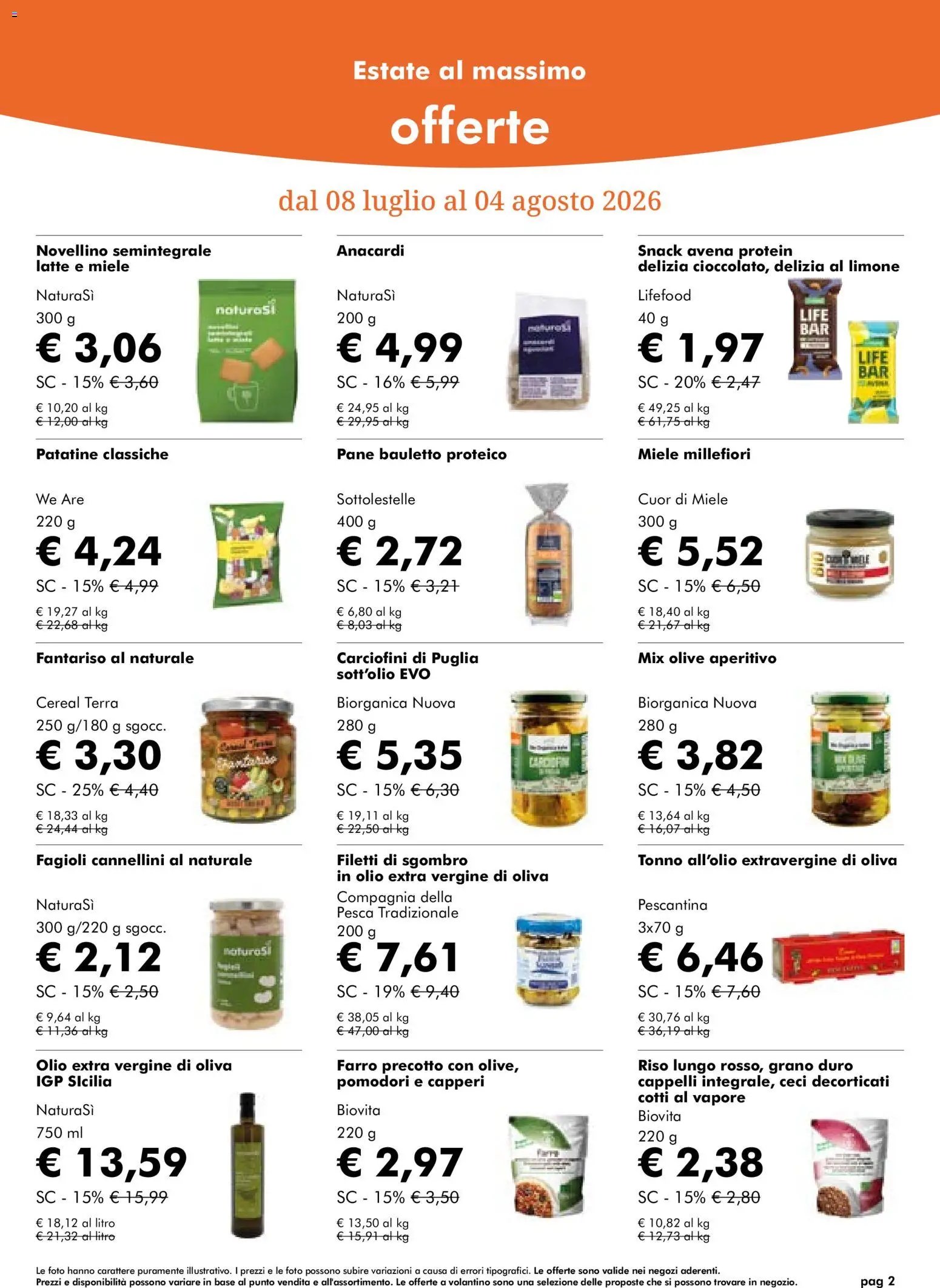 Natura Sì volantino