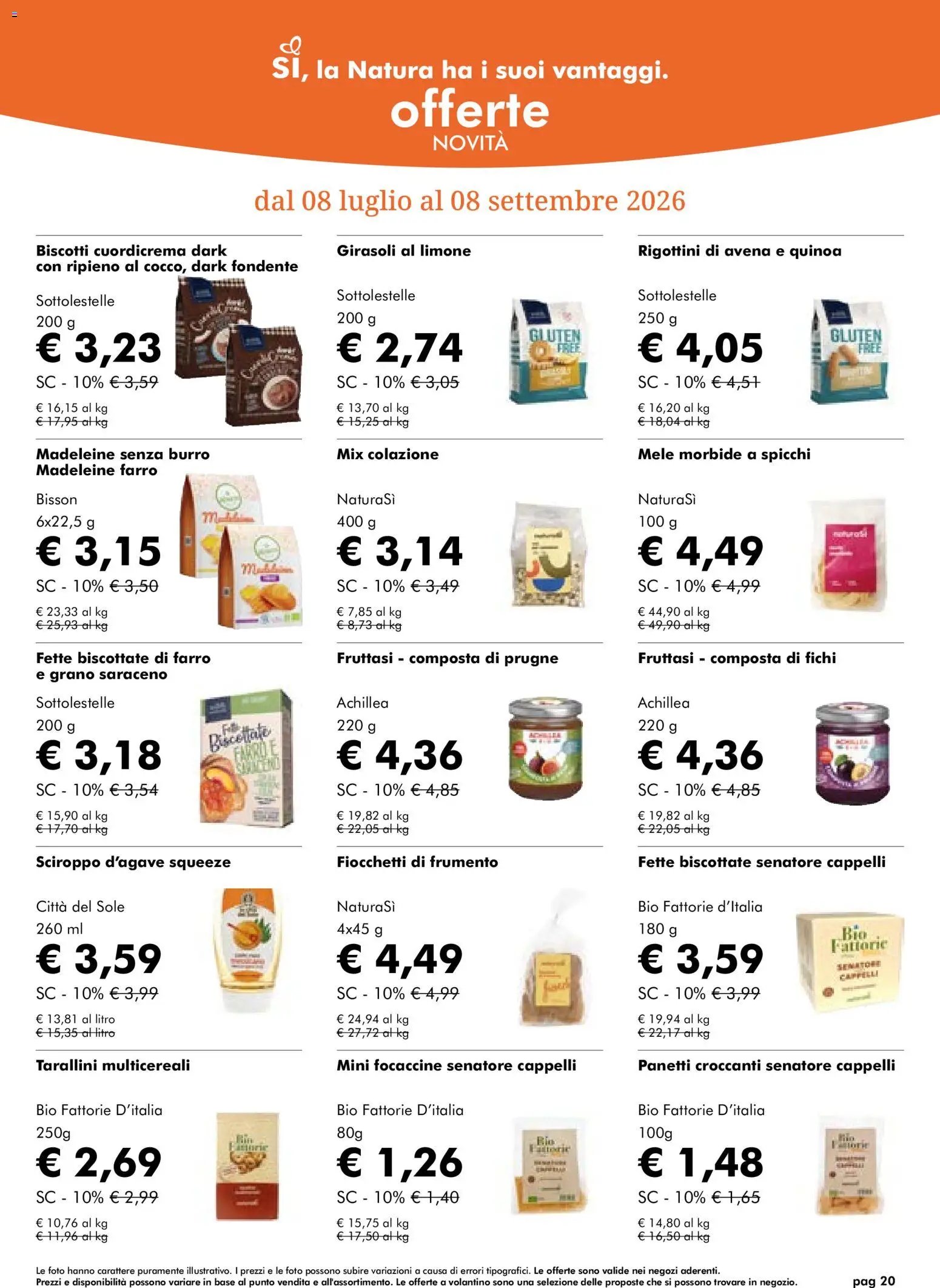 Natura Sì volantino