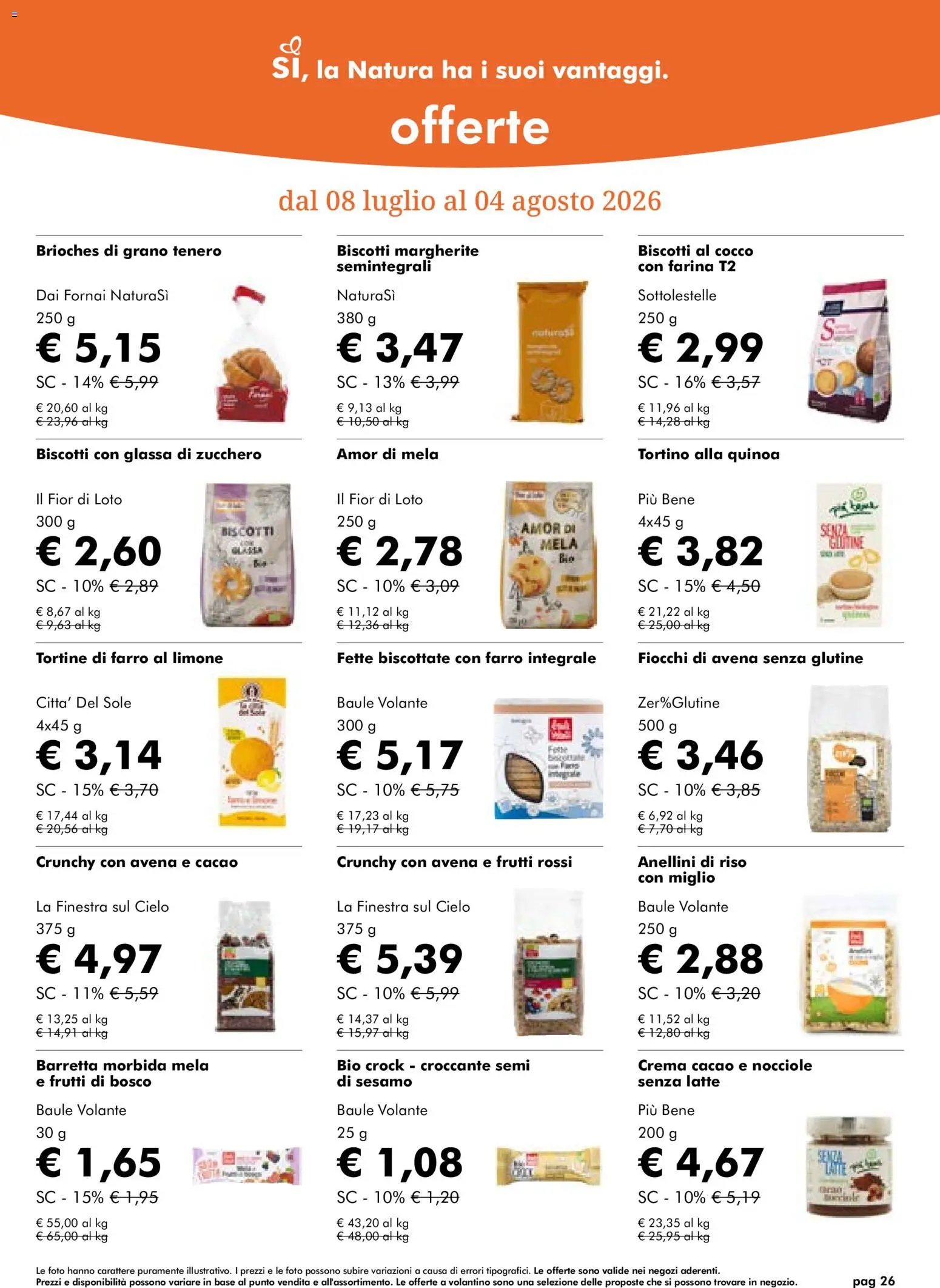Natura Sì volantino
