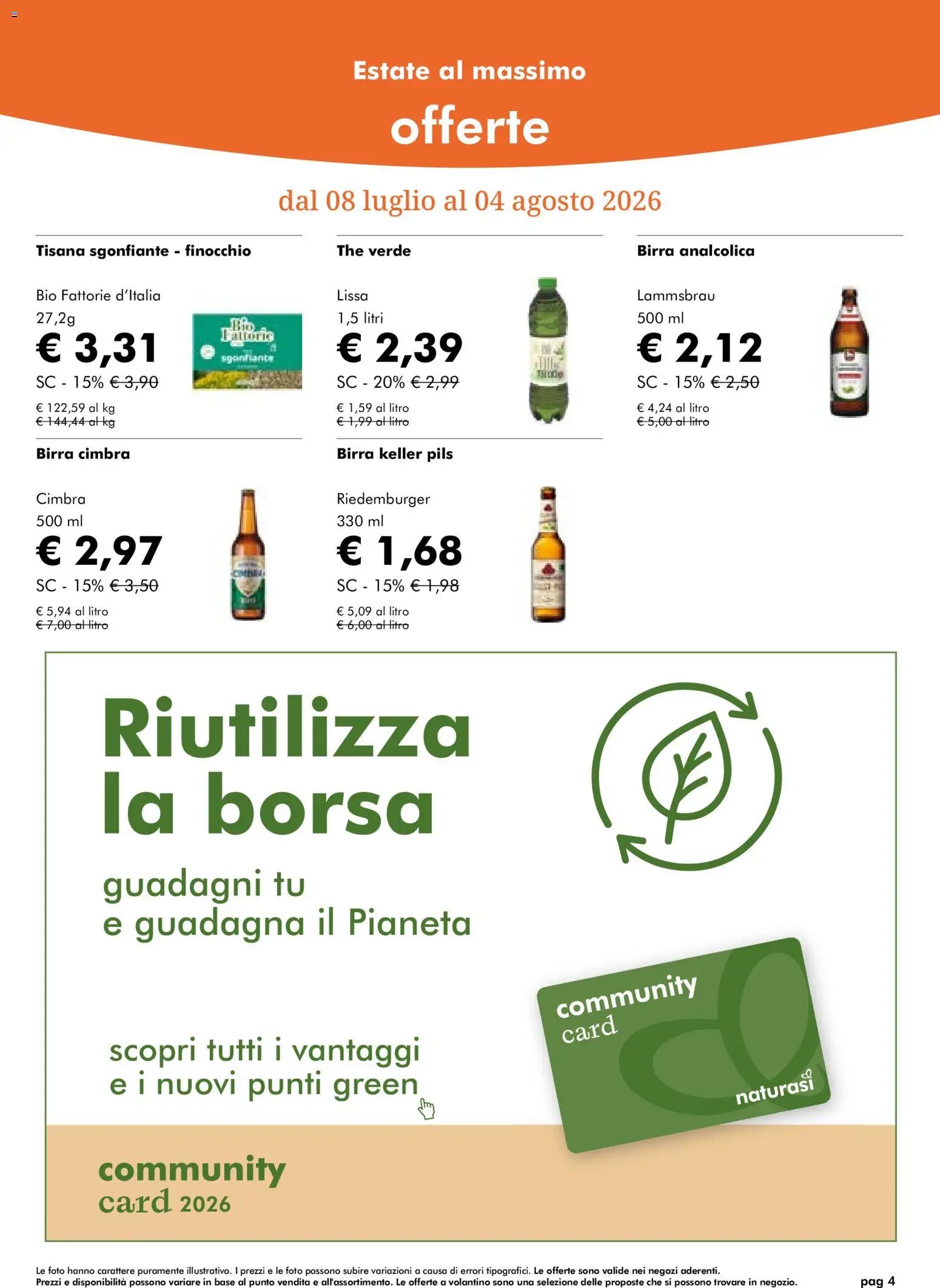 Natura Sì volantino
