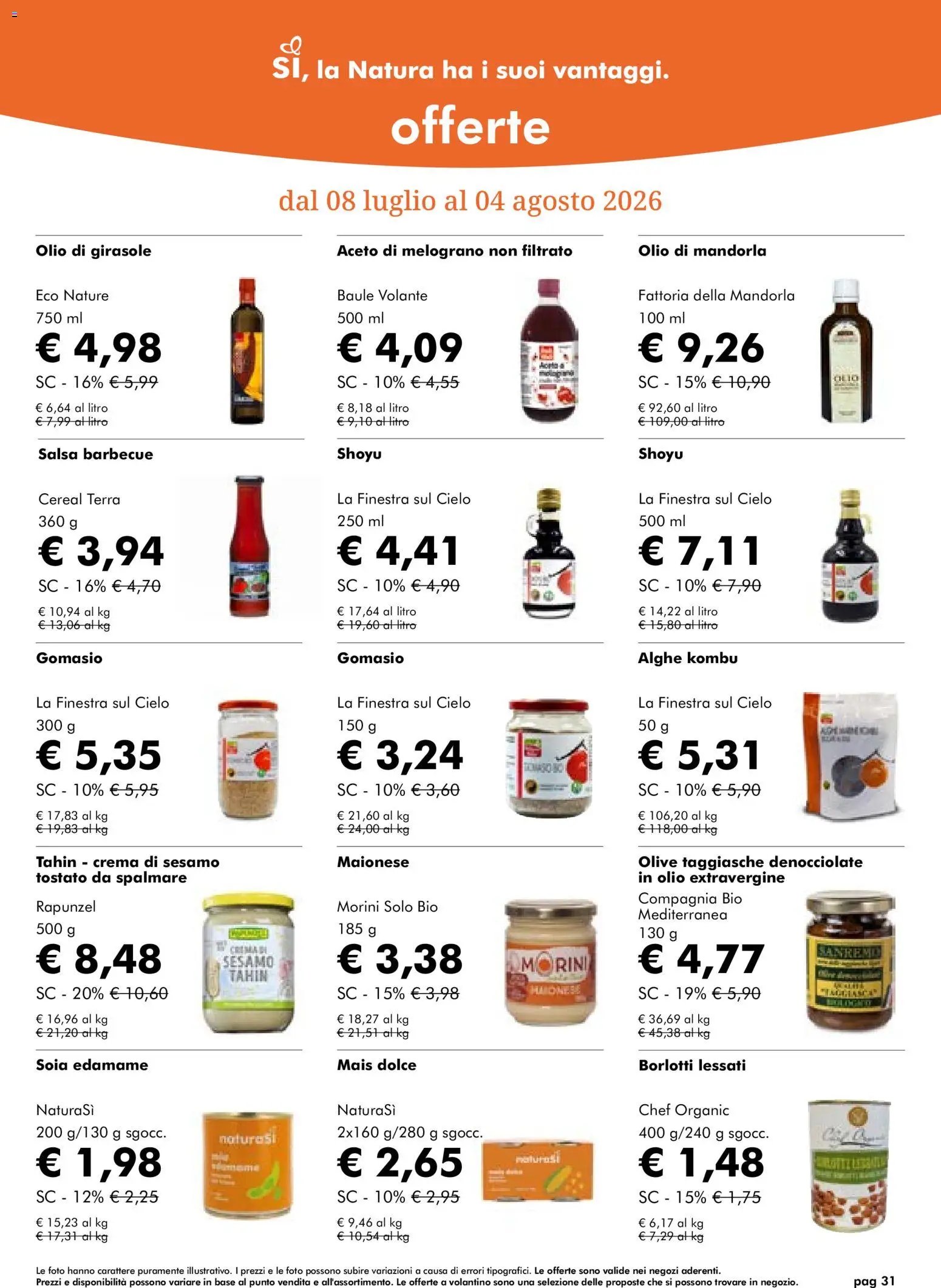 Natura Sì volantino