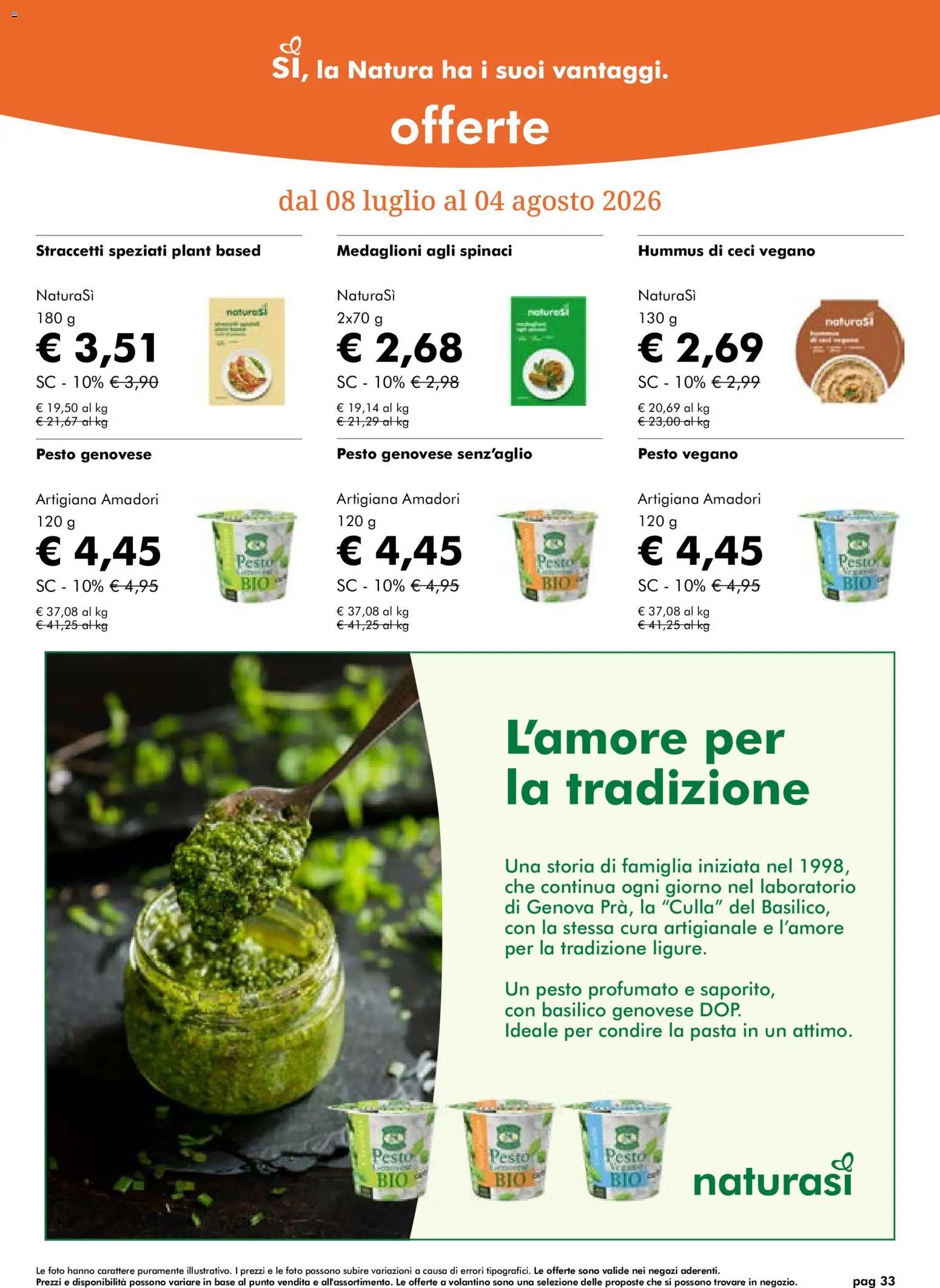 Natura Sì volantino