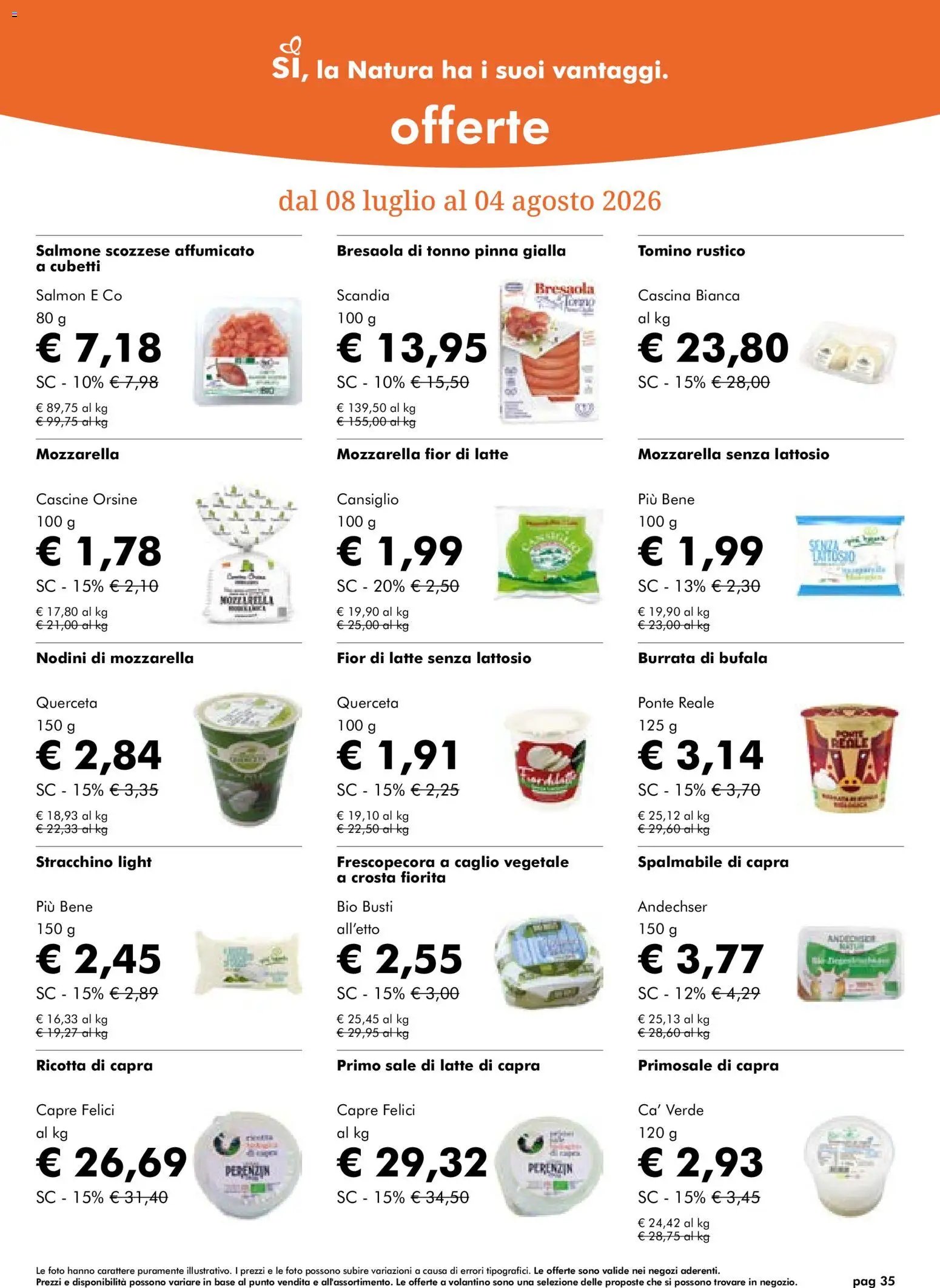 Natura Sì volantino