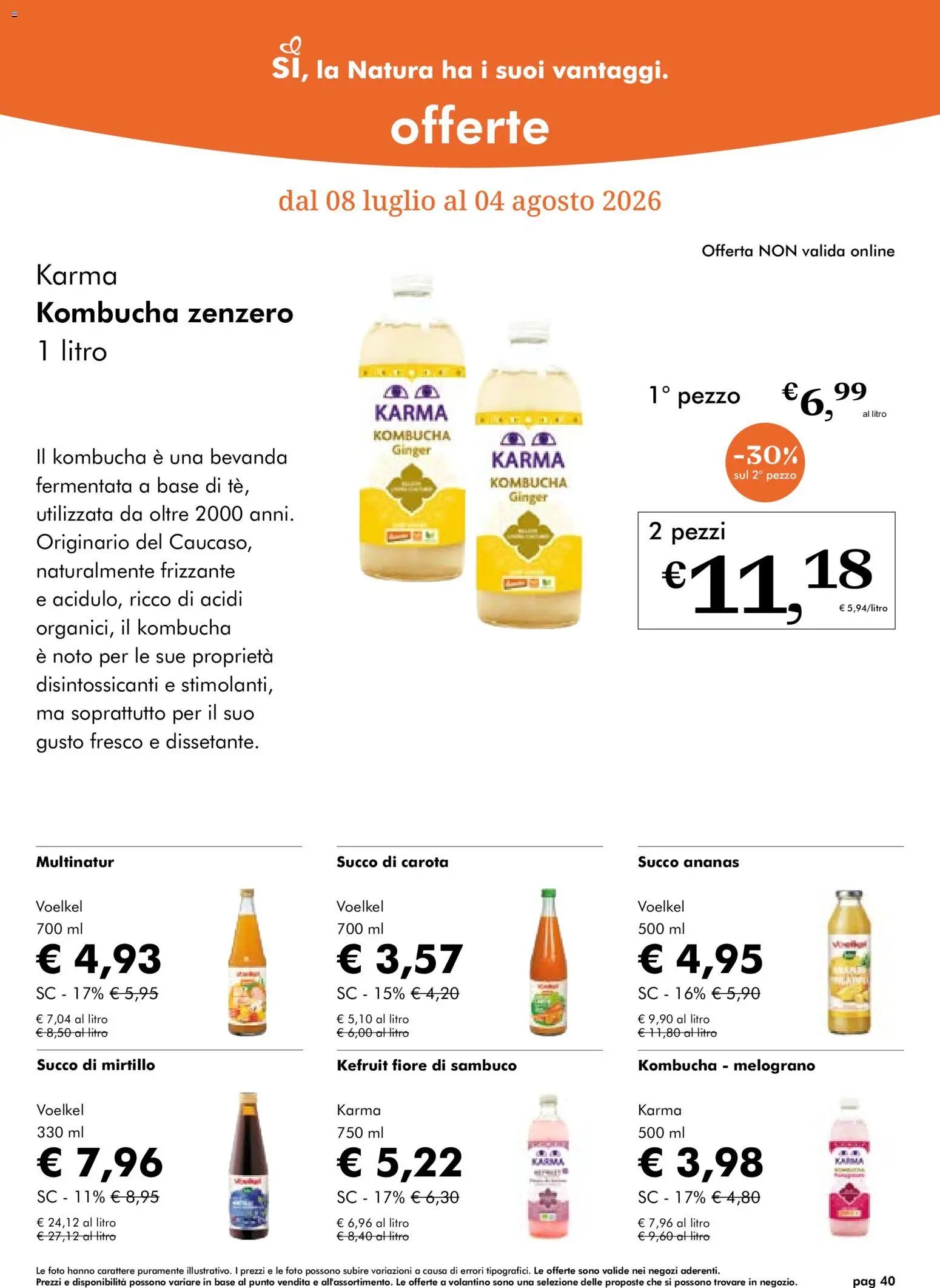Natura Sì volantino