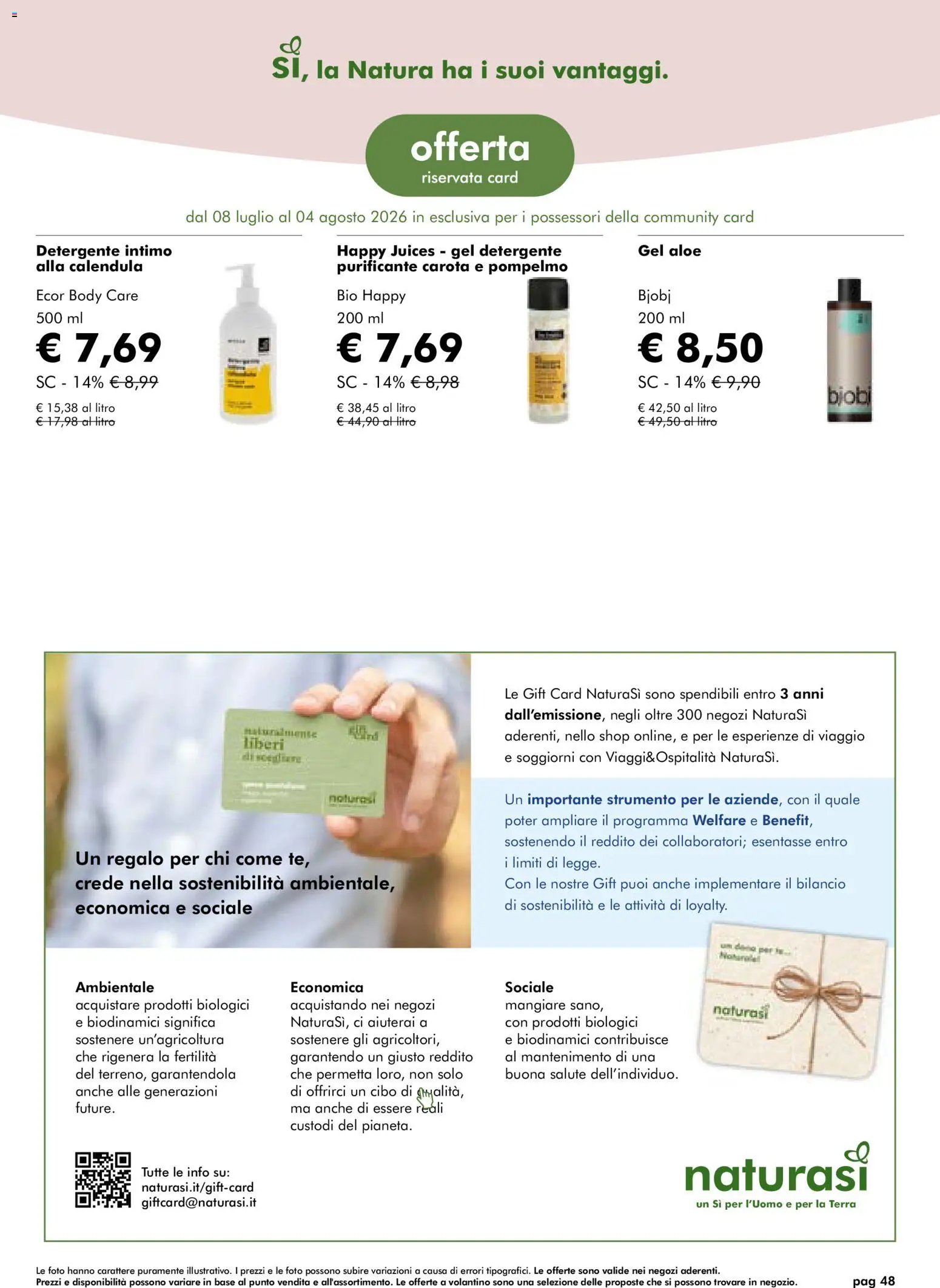 Natura Sì volantino
