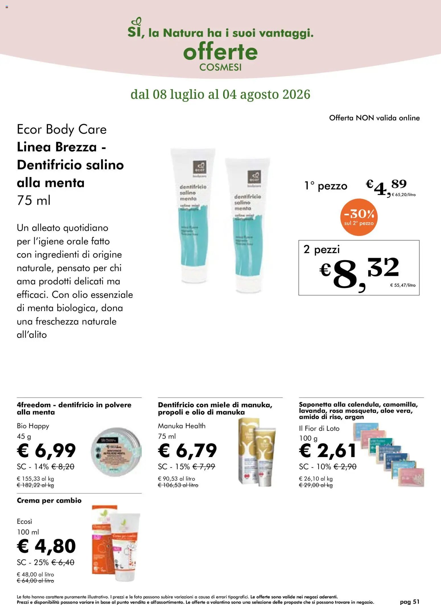 Natura Sì volantino