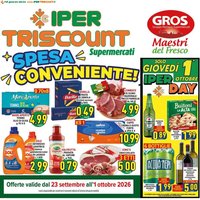 Ipertriscount volantino Ariccia