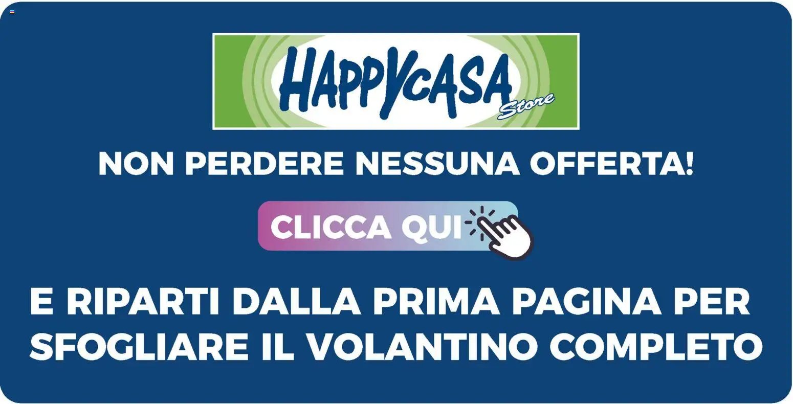 Happy Casa volantino
