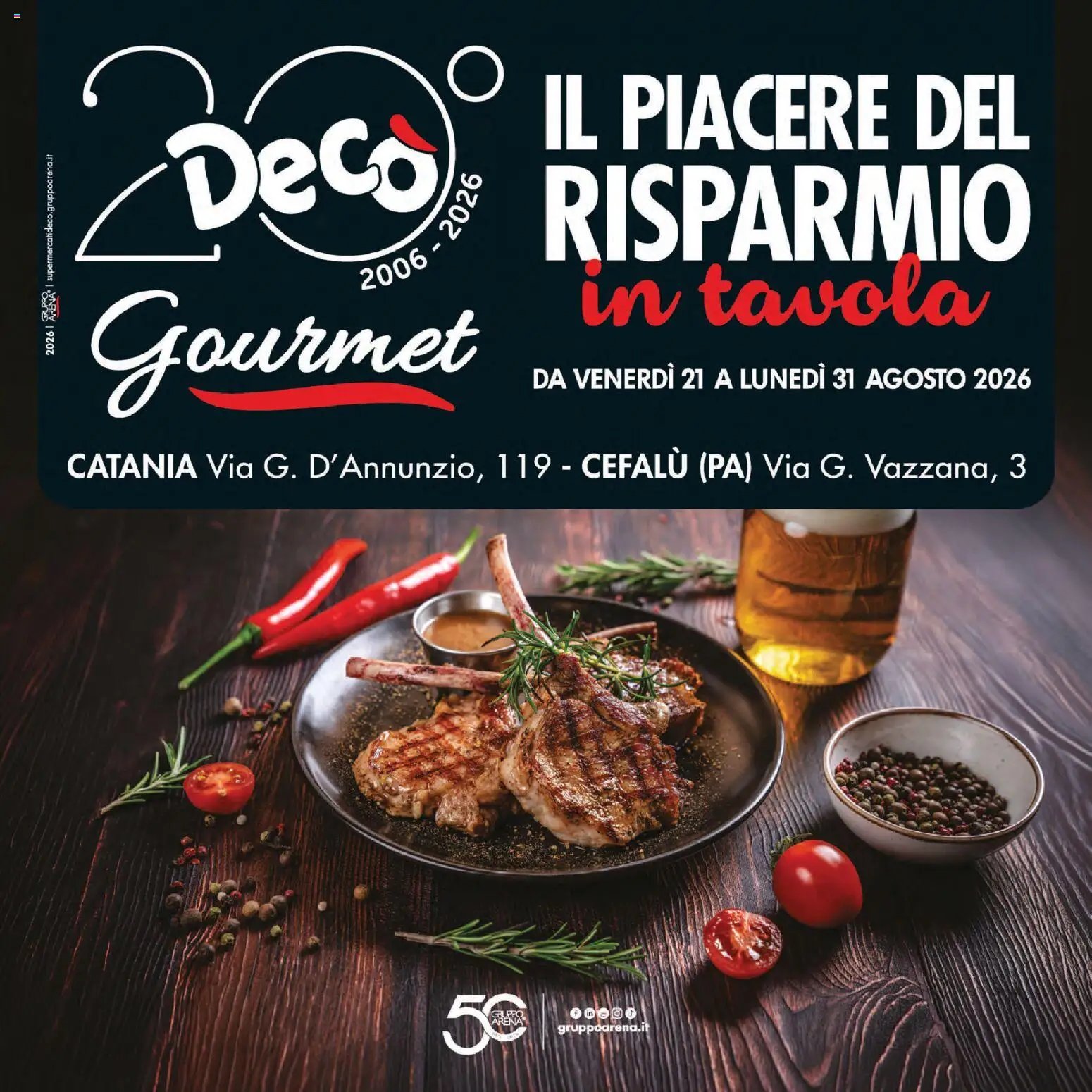 Decò - Decò volantino Gourmet Sicilia