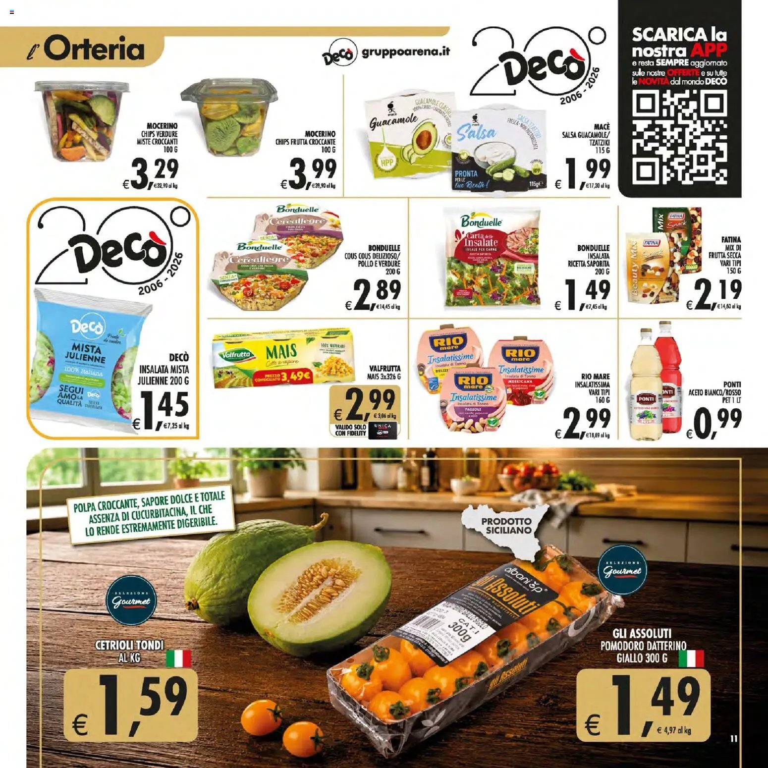 Decò - Decò volantino Gourmet Sicilia
