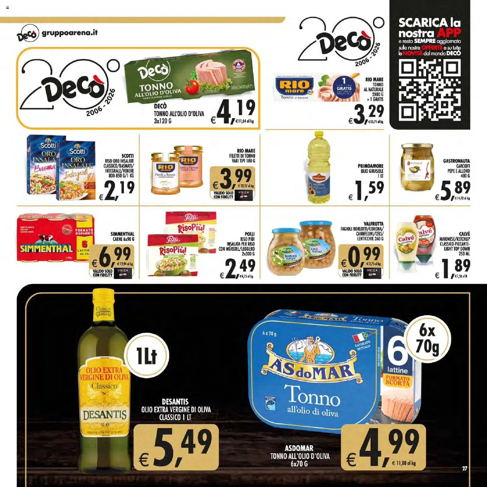 Decò - Decò volantino Gourmet Sicilia