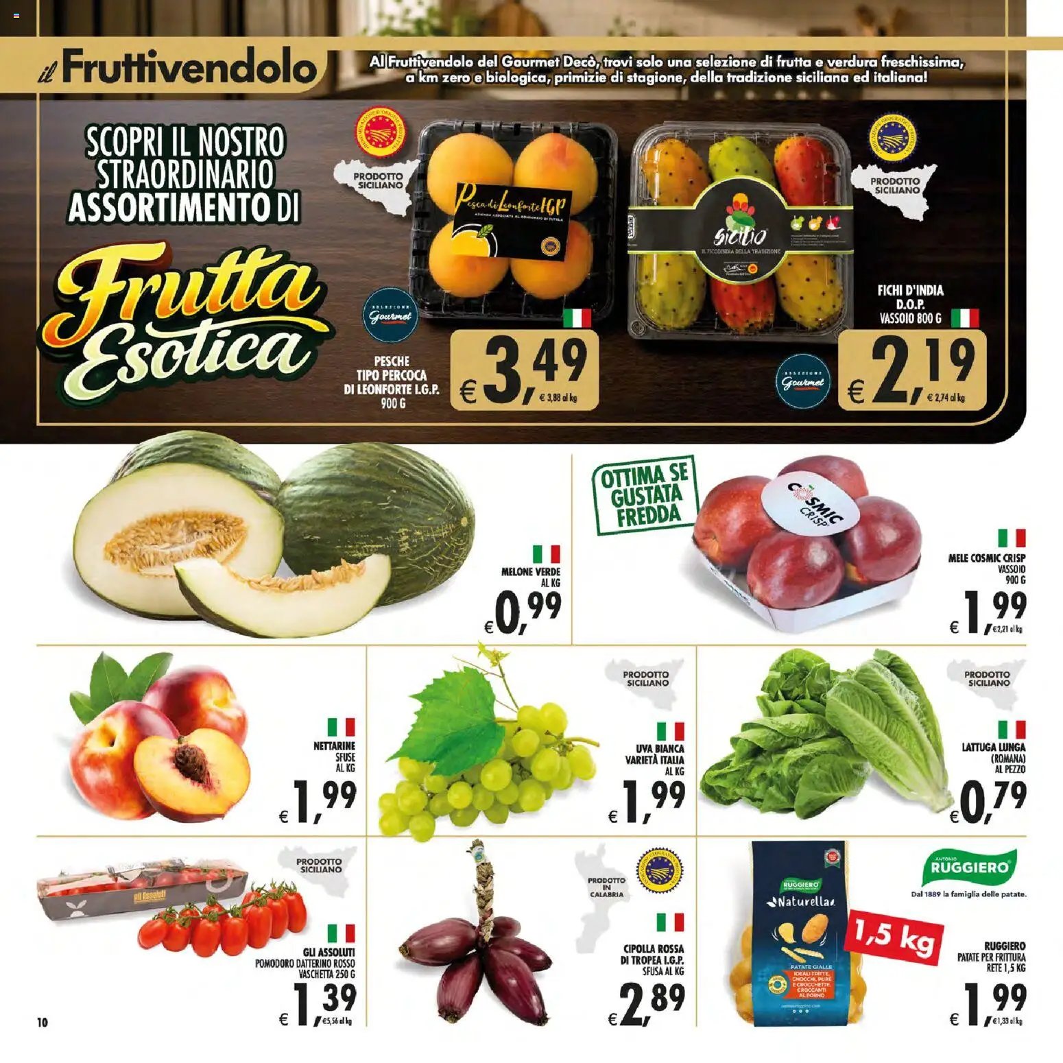 Decò - Decò volantino Gourmet Sicilia