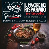 Decò - Decò volantino Gourmet Sicilia