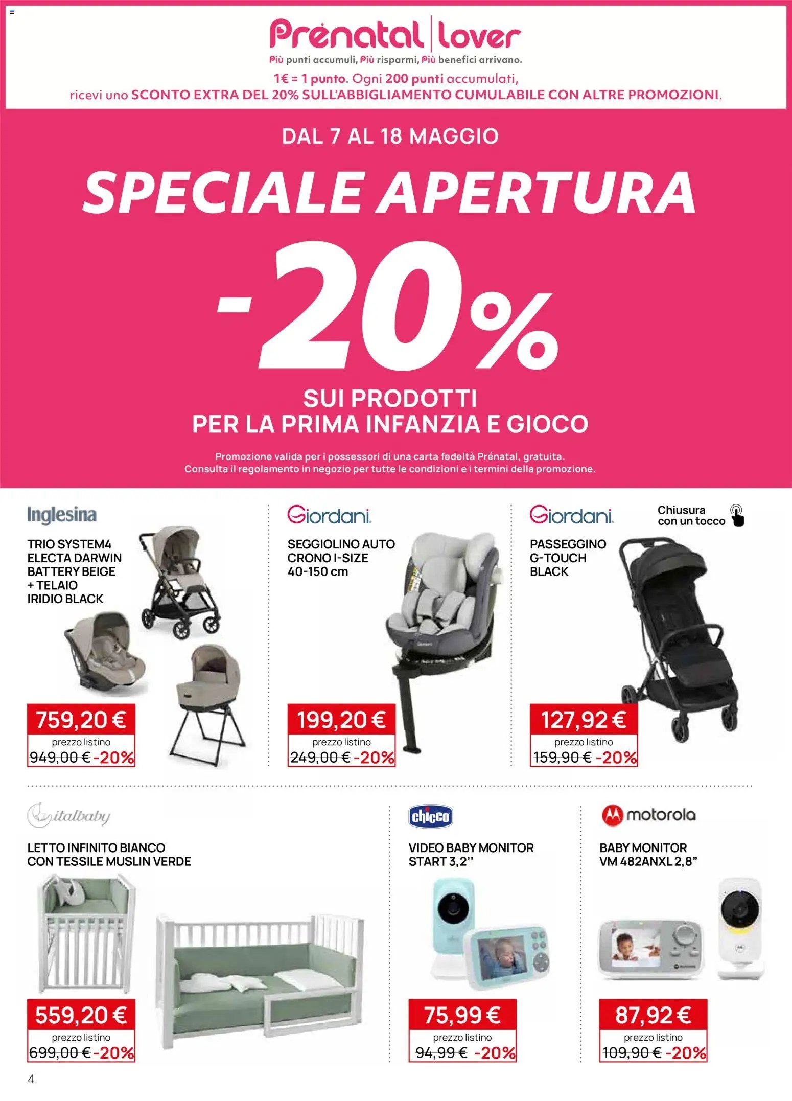 Prenatal volantino Roma (2026-05-07 - 2026-05-25)