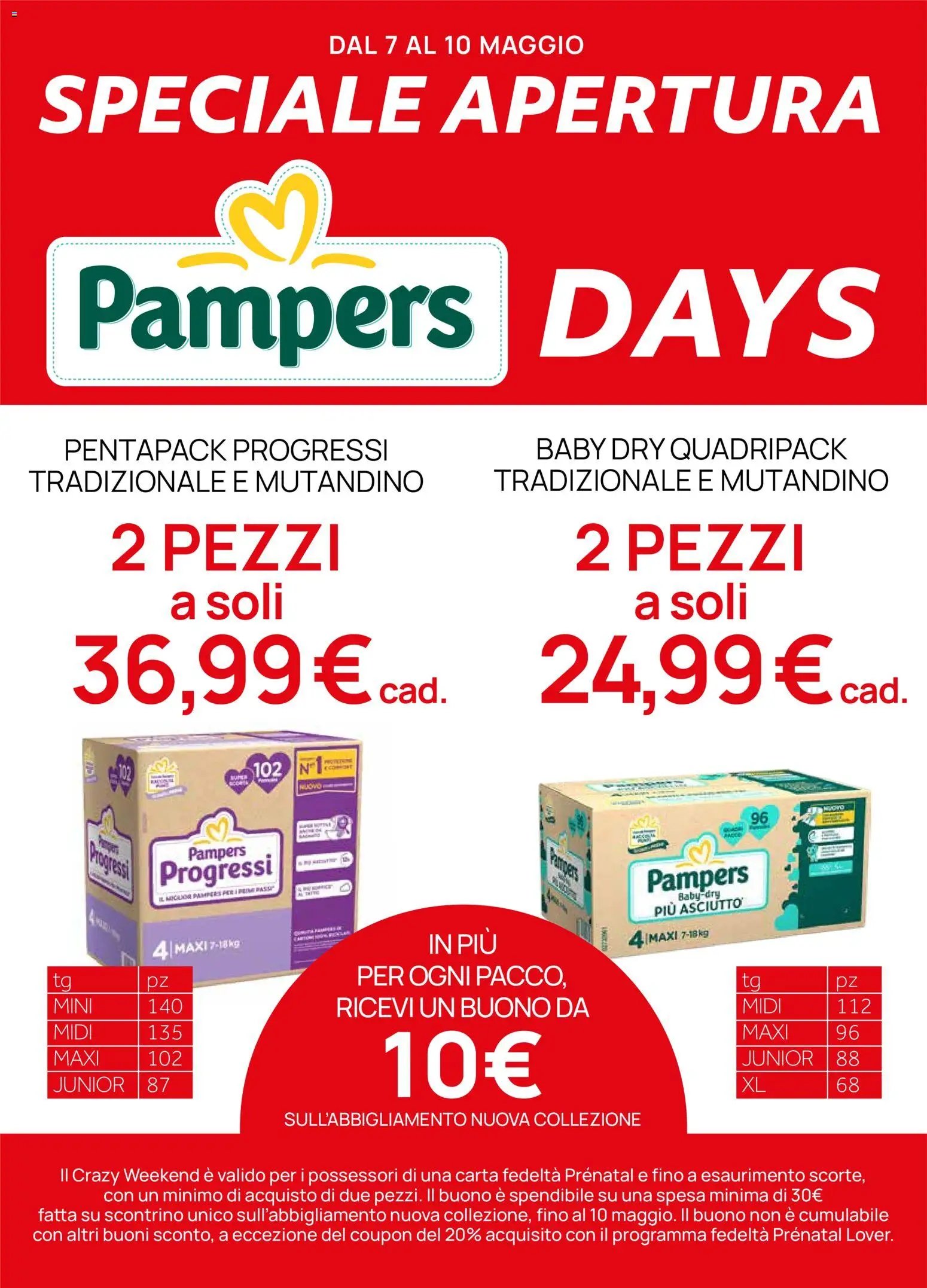 Prenatal volantino Roma (2026-05-07 - 2026-05-25)