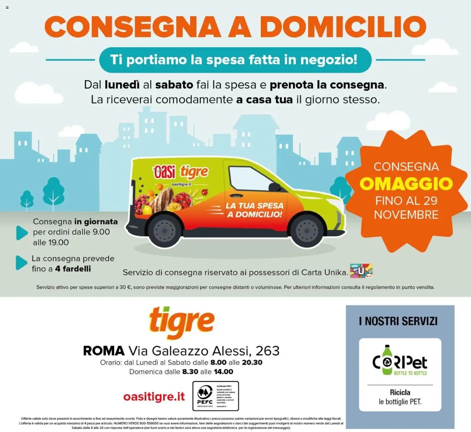 Tigre volantino Tutto Nuovo Roma