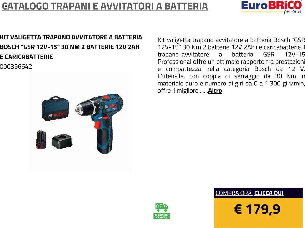 Eurobrico Trapani e Avvitatori a Batteria catalogo