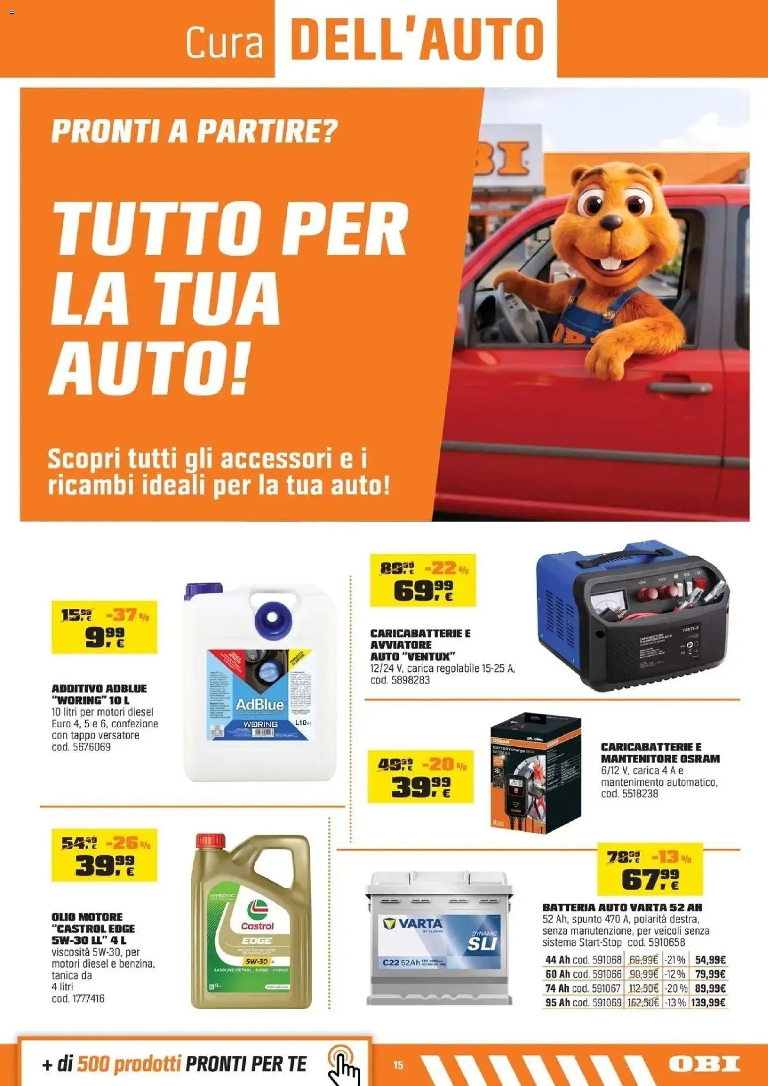 OBI volantino attuale