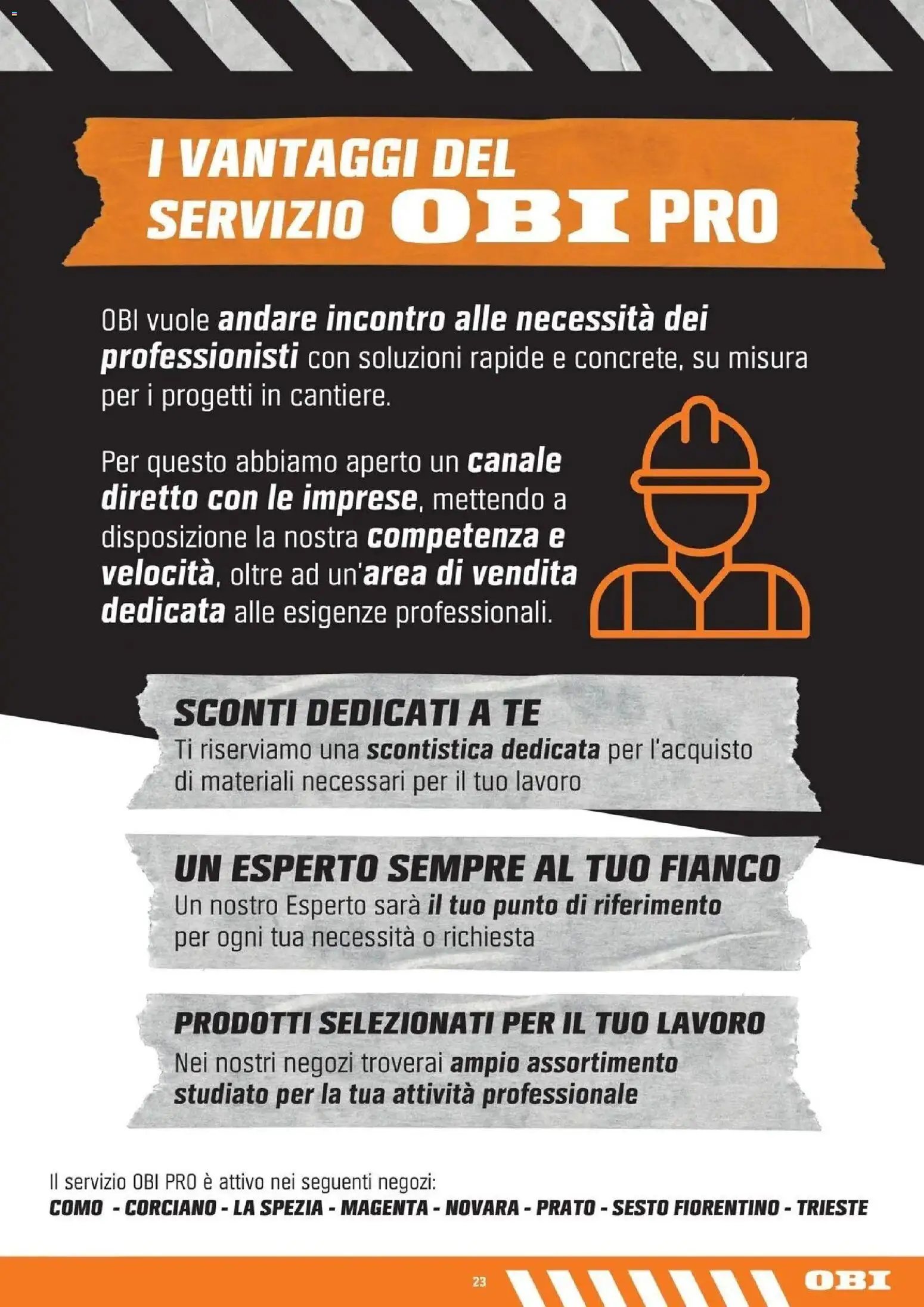 OBI volantino attuale