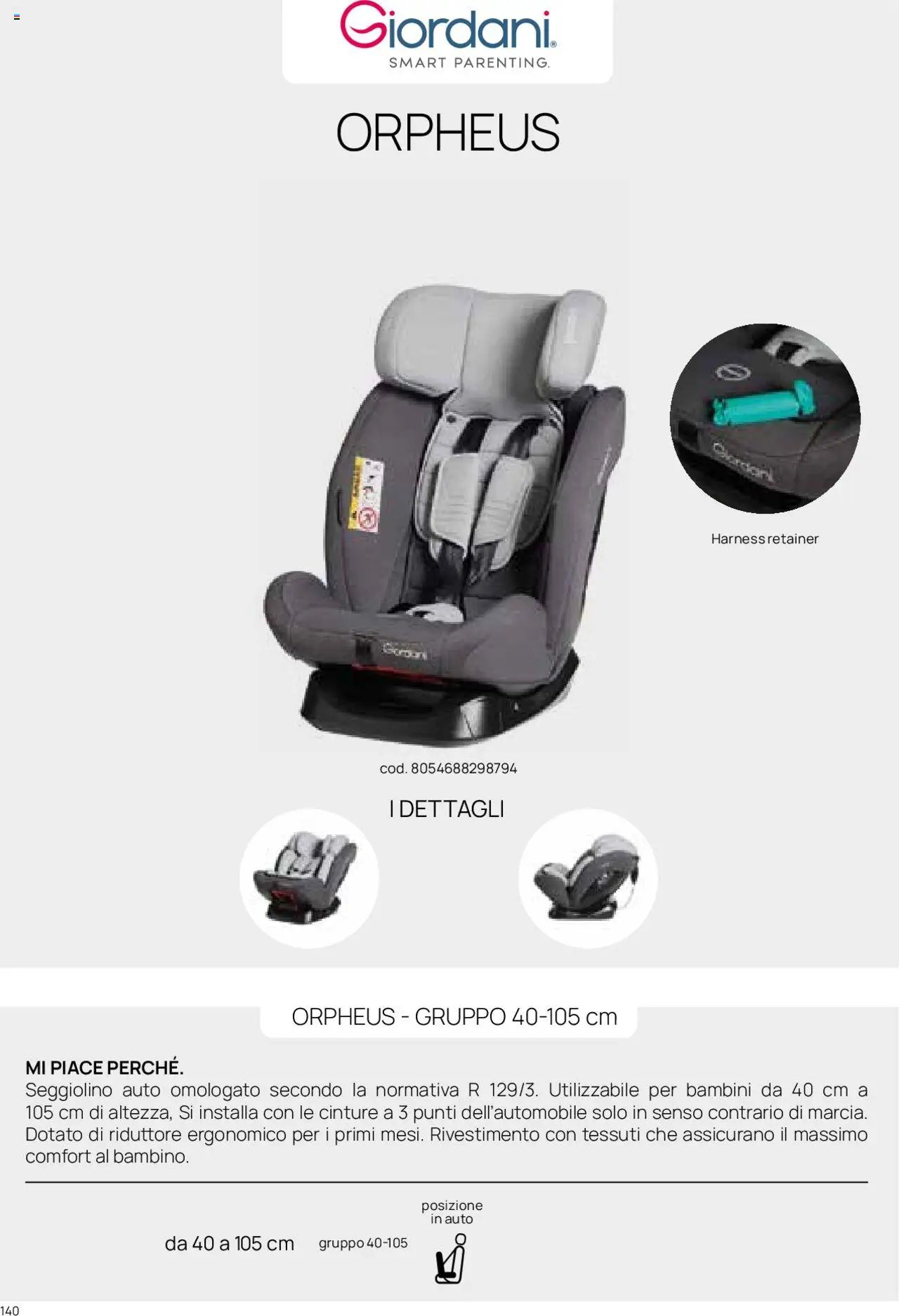 Catalogo Il Seggiolino Auto Prenatal	 (2025-01-01 - 2025-12-31)