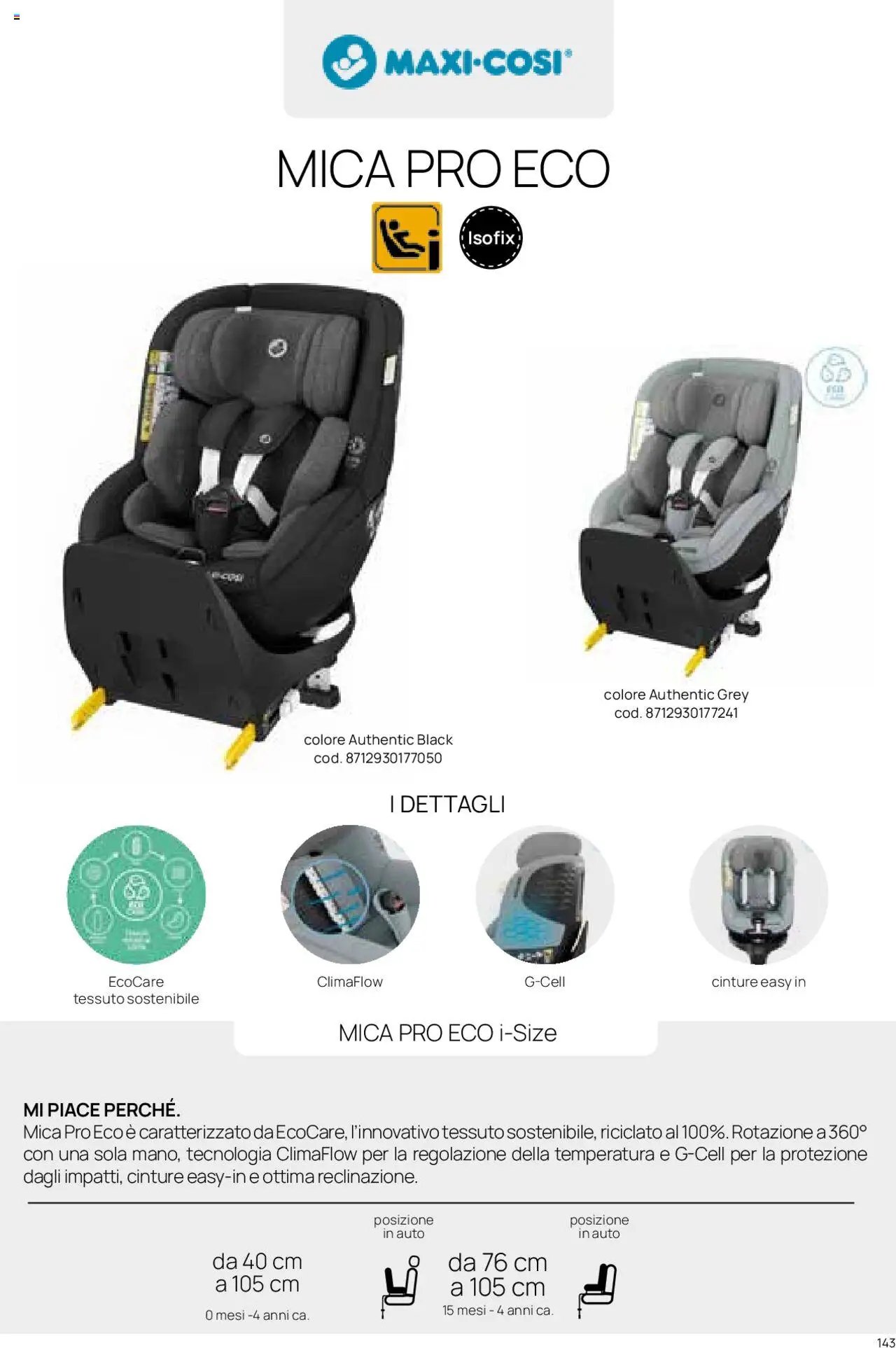 Catalogo Il Seggiolino Auto Prenatal	 (2025-01-01 - 2025-12-31)
