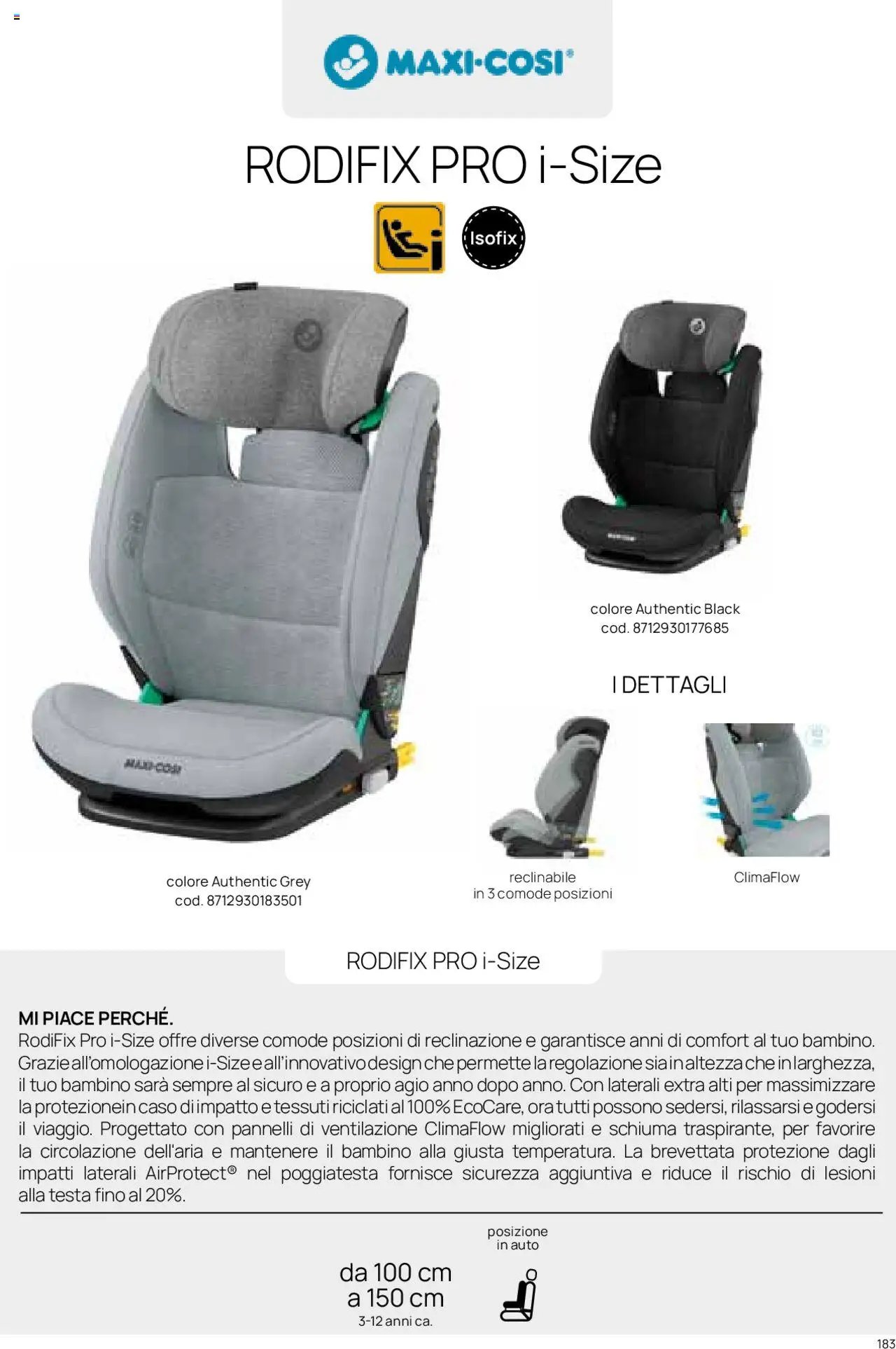Catalogo Il Seggiolino Auto Prenatal	 (2025-01-01 - 2025-12-31)