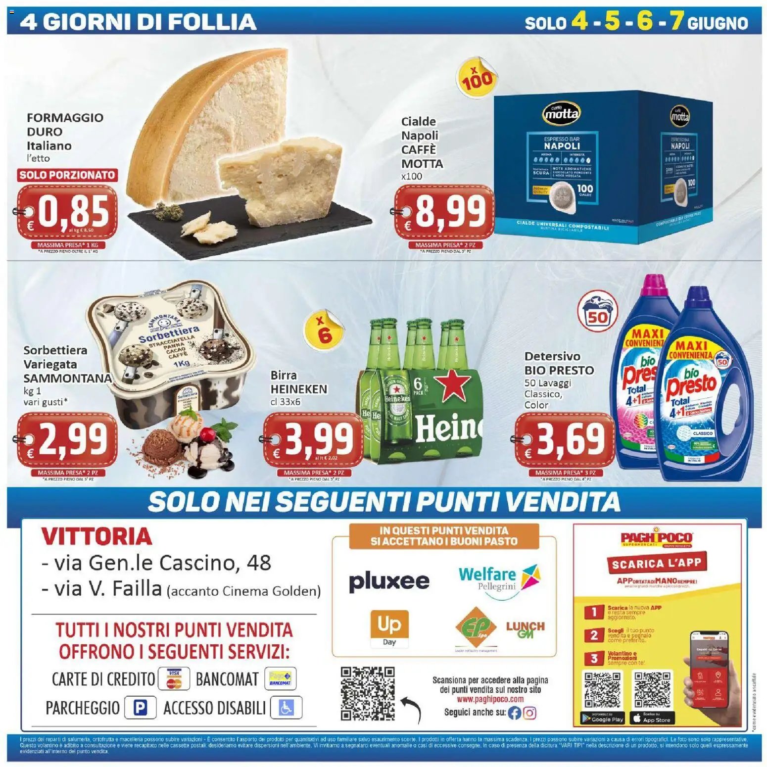 Paghi Poco volantino