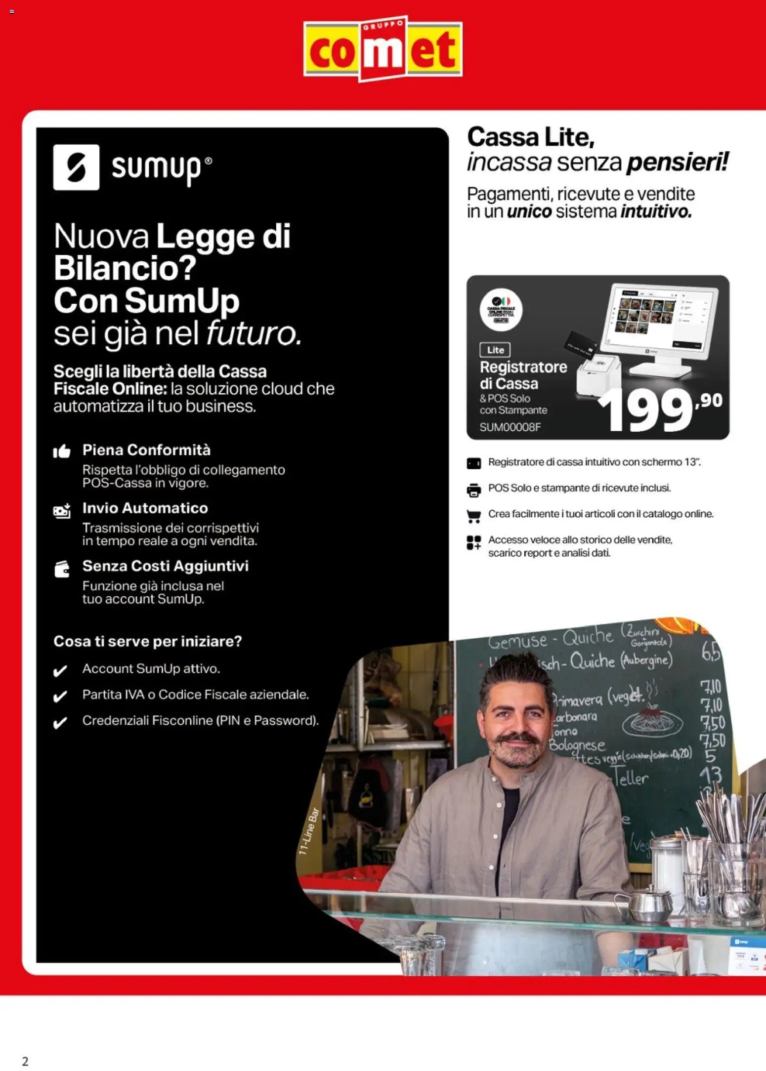 Comet volantino Pagamenti Elettronici