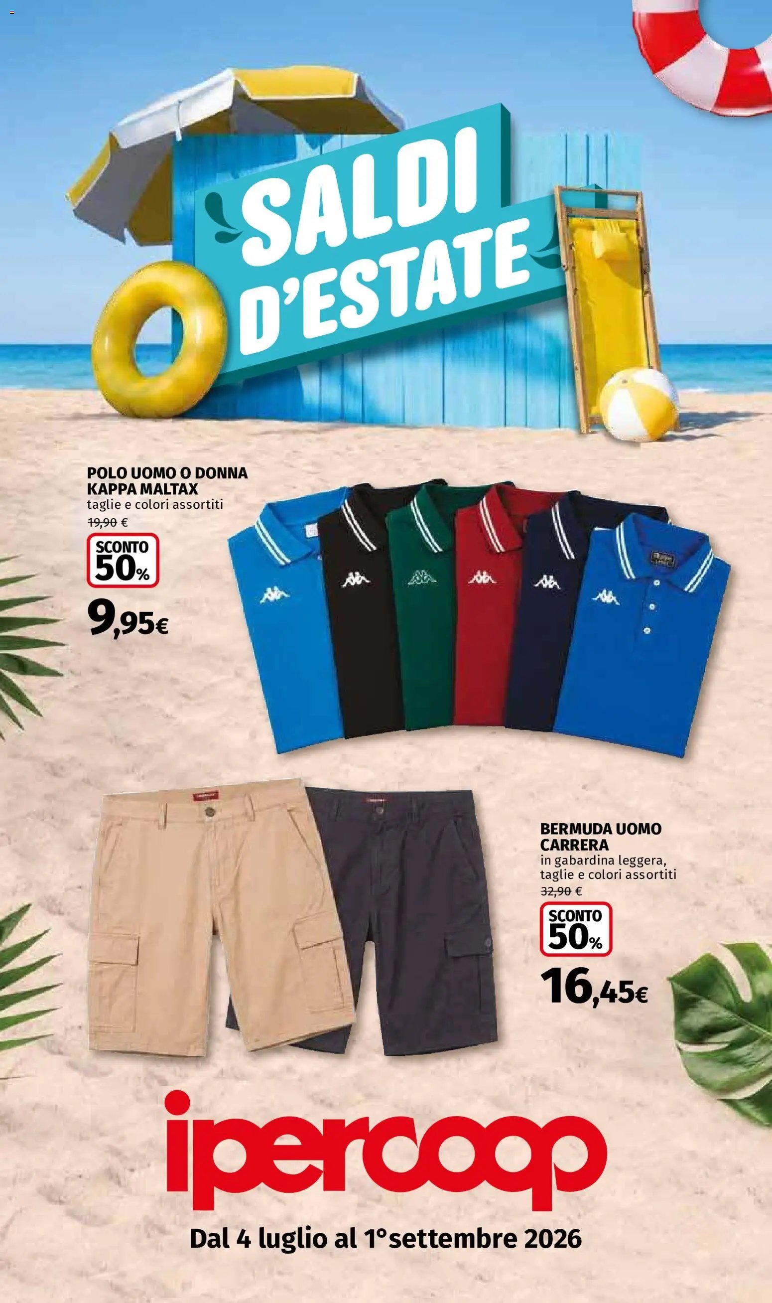 Ipercoop volantino Saldi D'Estate Lombardia