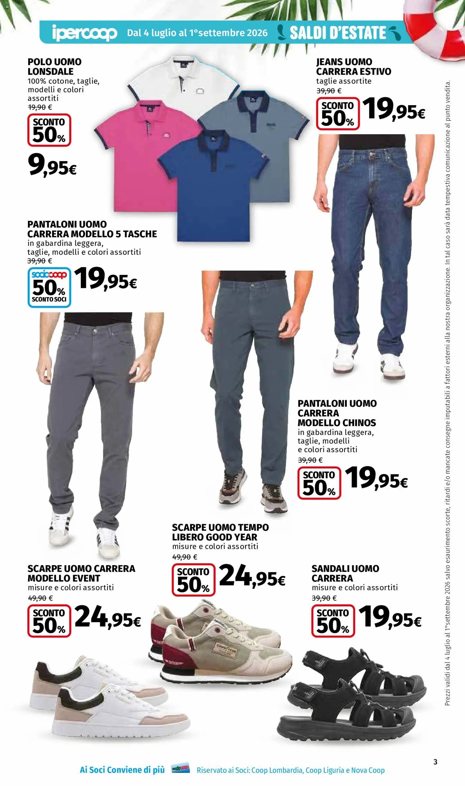 Ipercoop volantino Saldi D'Estate Lombardia