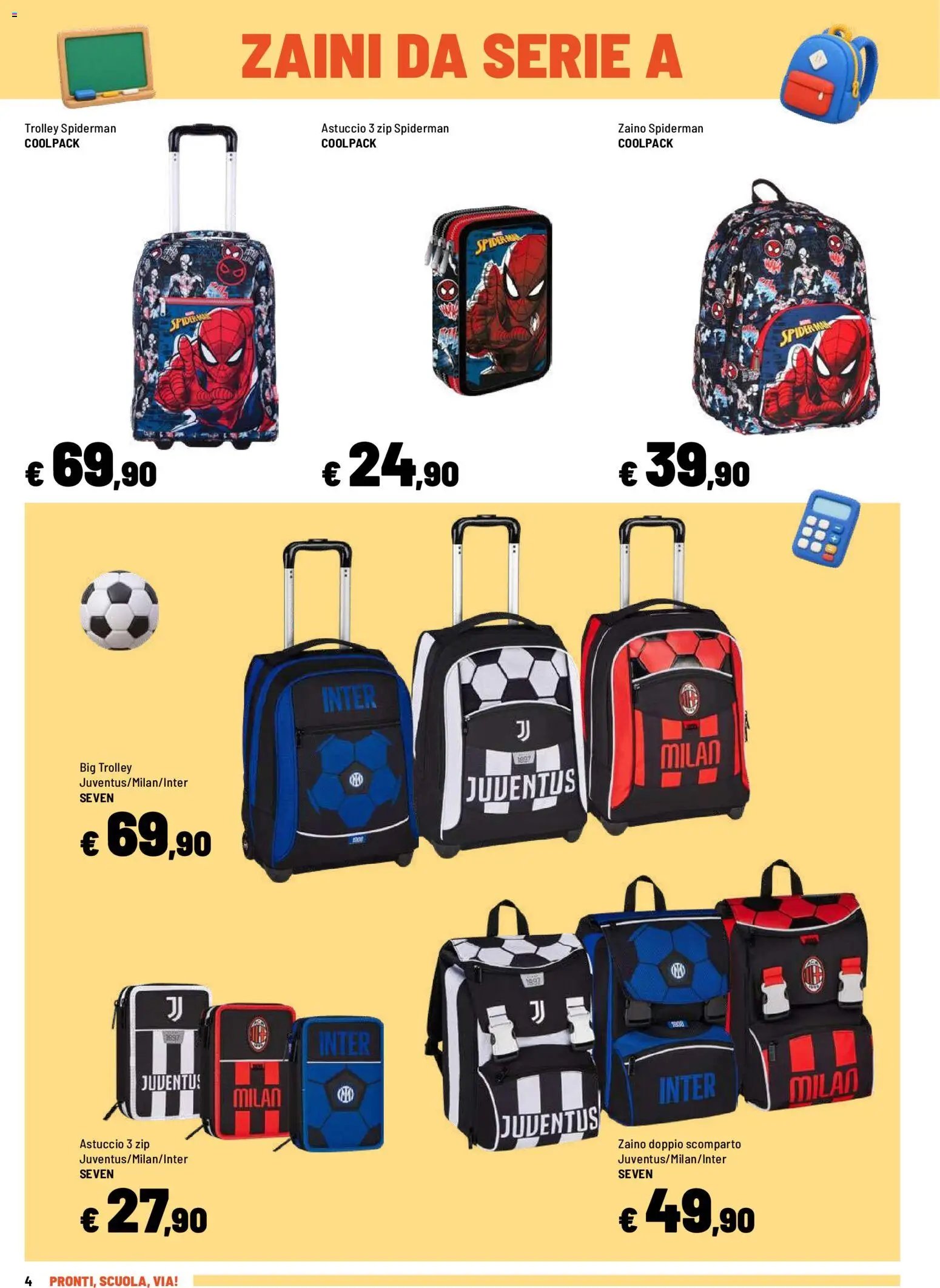 Iper volantino Pronti, scuola, viaaa