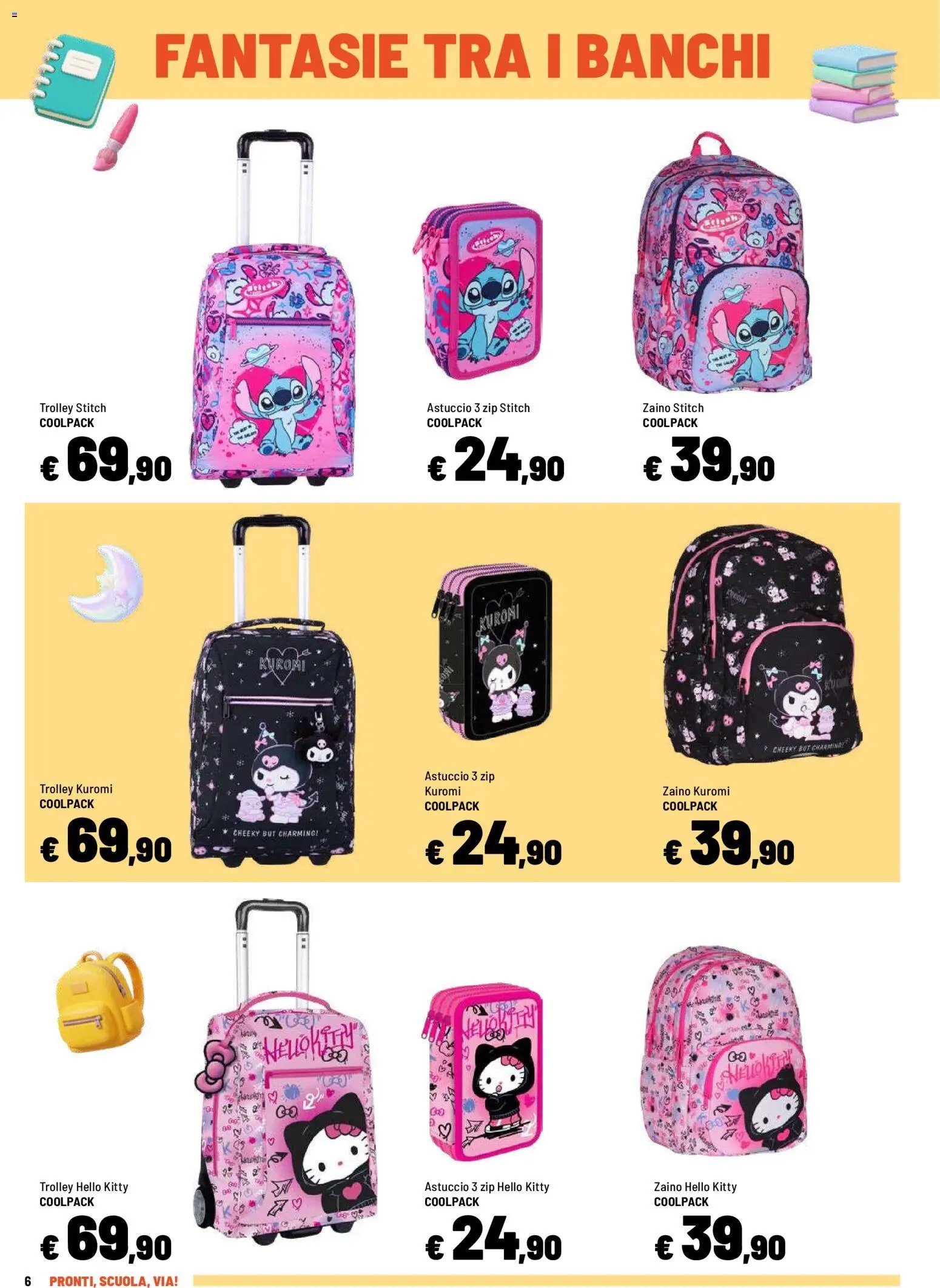 Iper volantino Pronti, scuola, viaaa