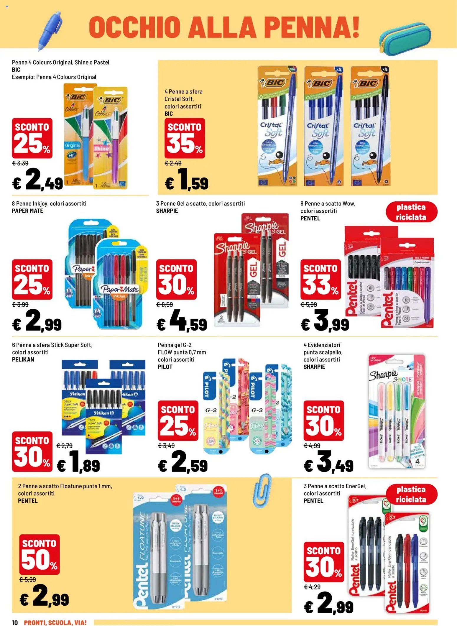 Iper volantino Pronti, scuola, viaaa