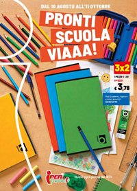 Iper volantino Pronti, scuola, viaaa