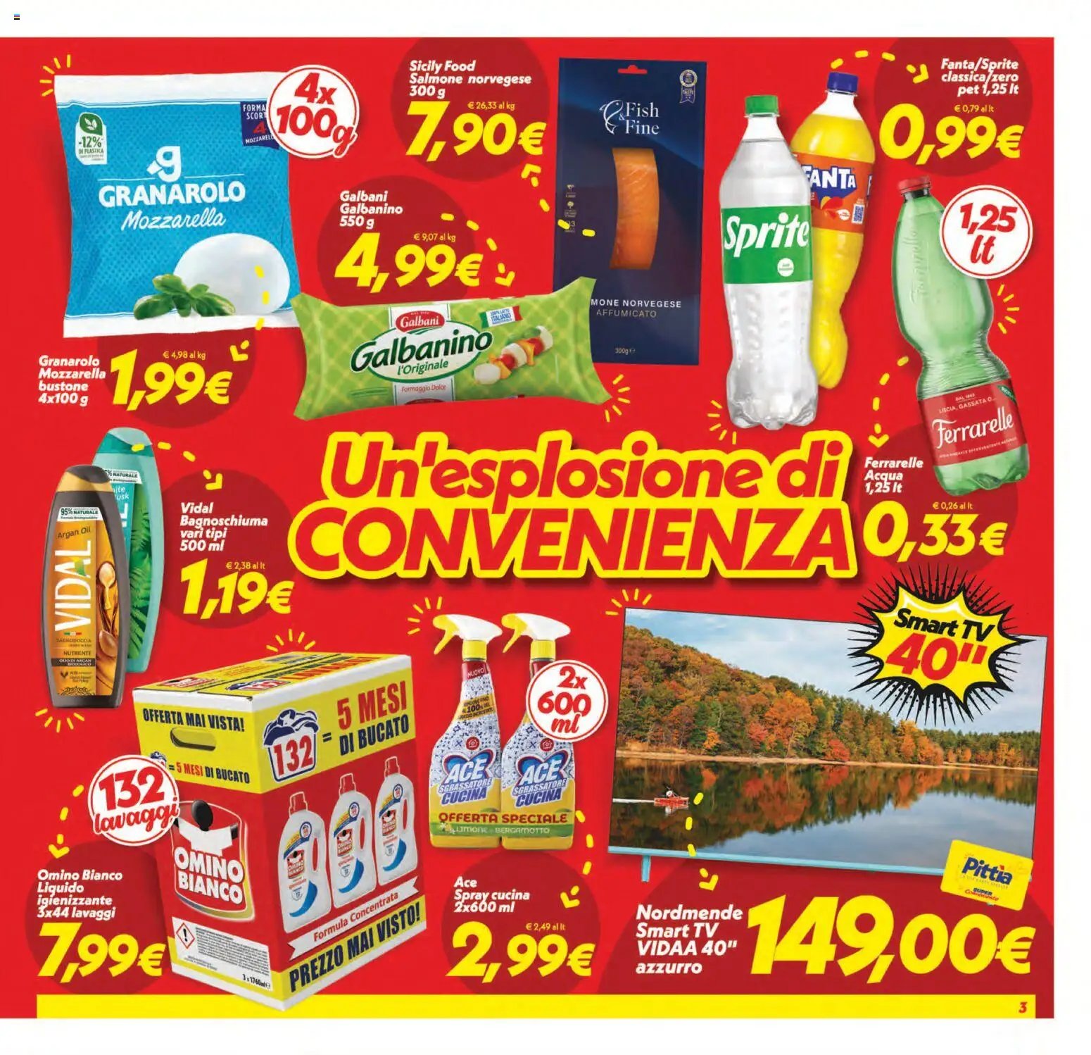 SuperConveniente volantino Messina, Siracusa, Palermo