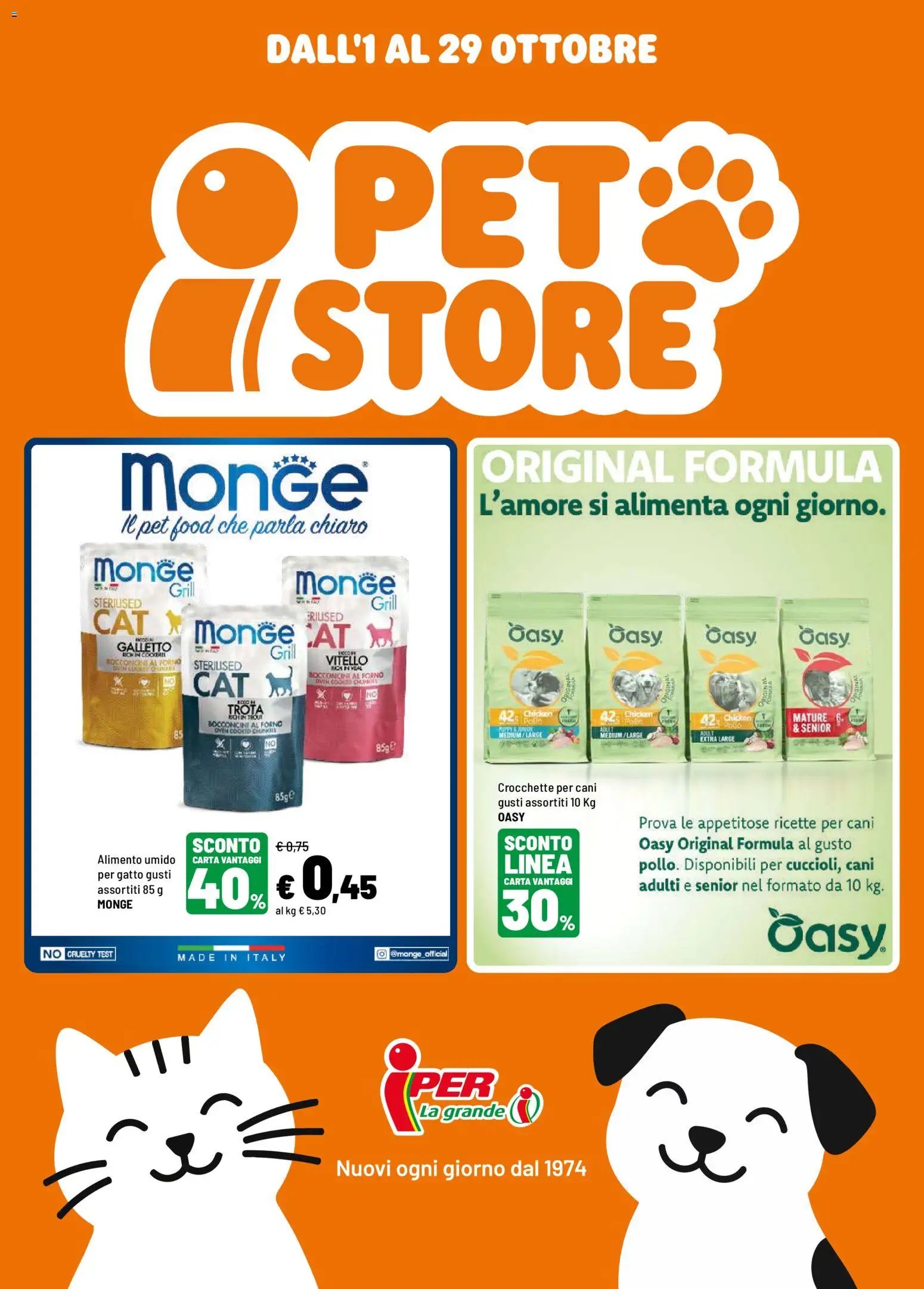 Iper volantino Pet Food