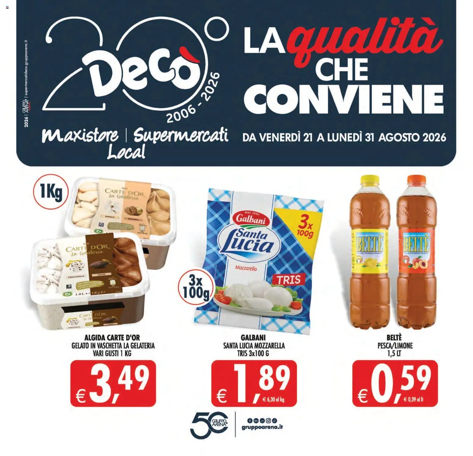 Decò volantino Maxistore, Supermercati, Local Sicilia