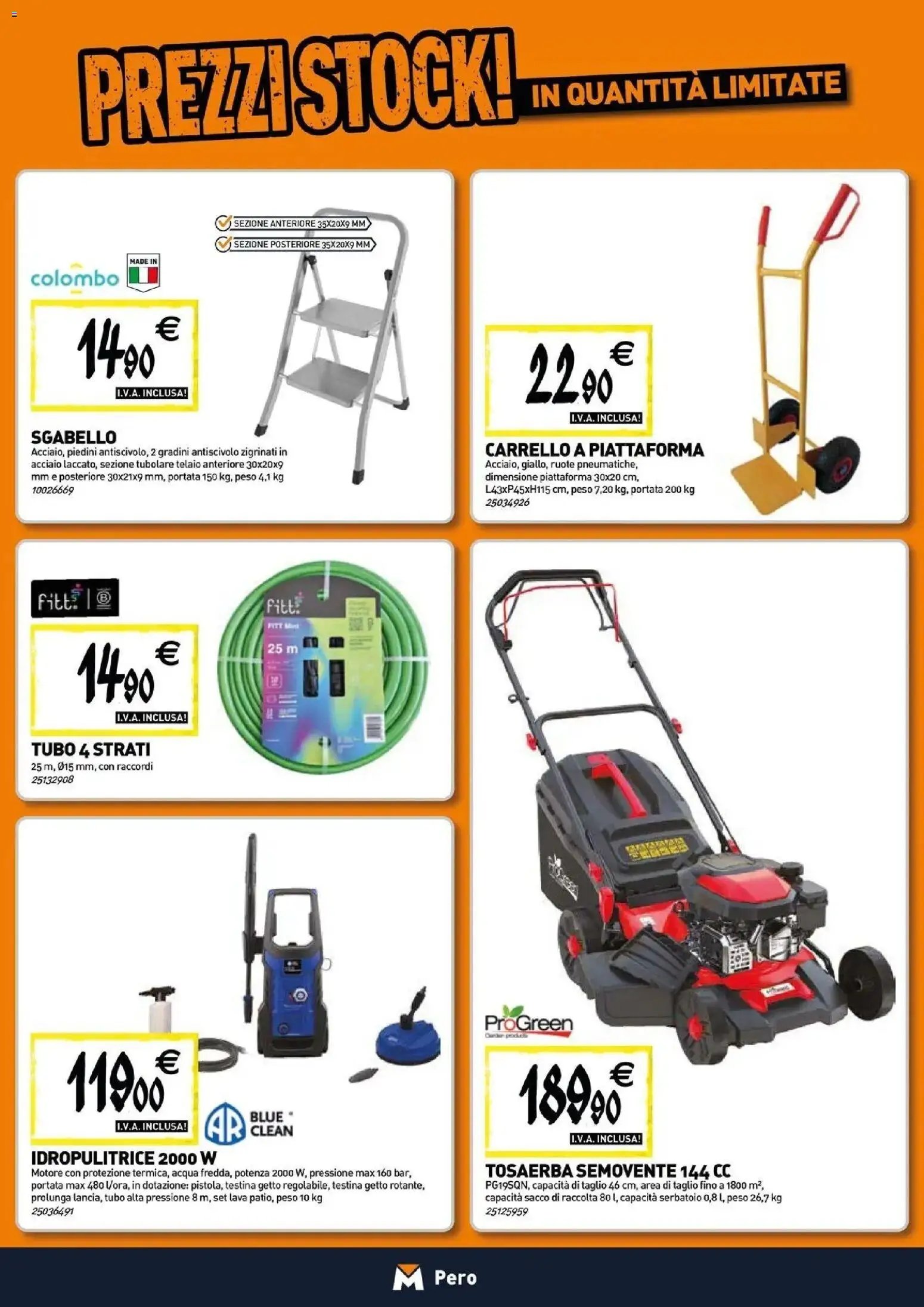 TECNOMAT - Straordinari prezzi stock!