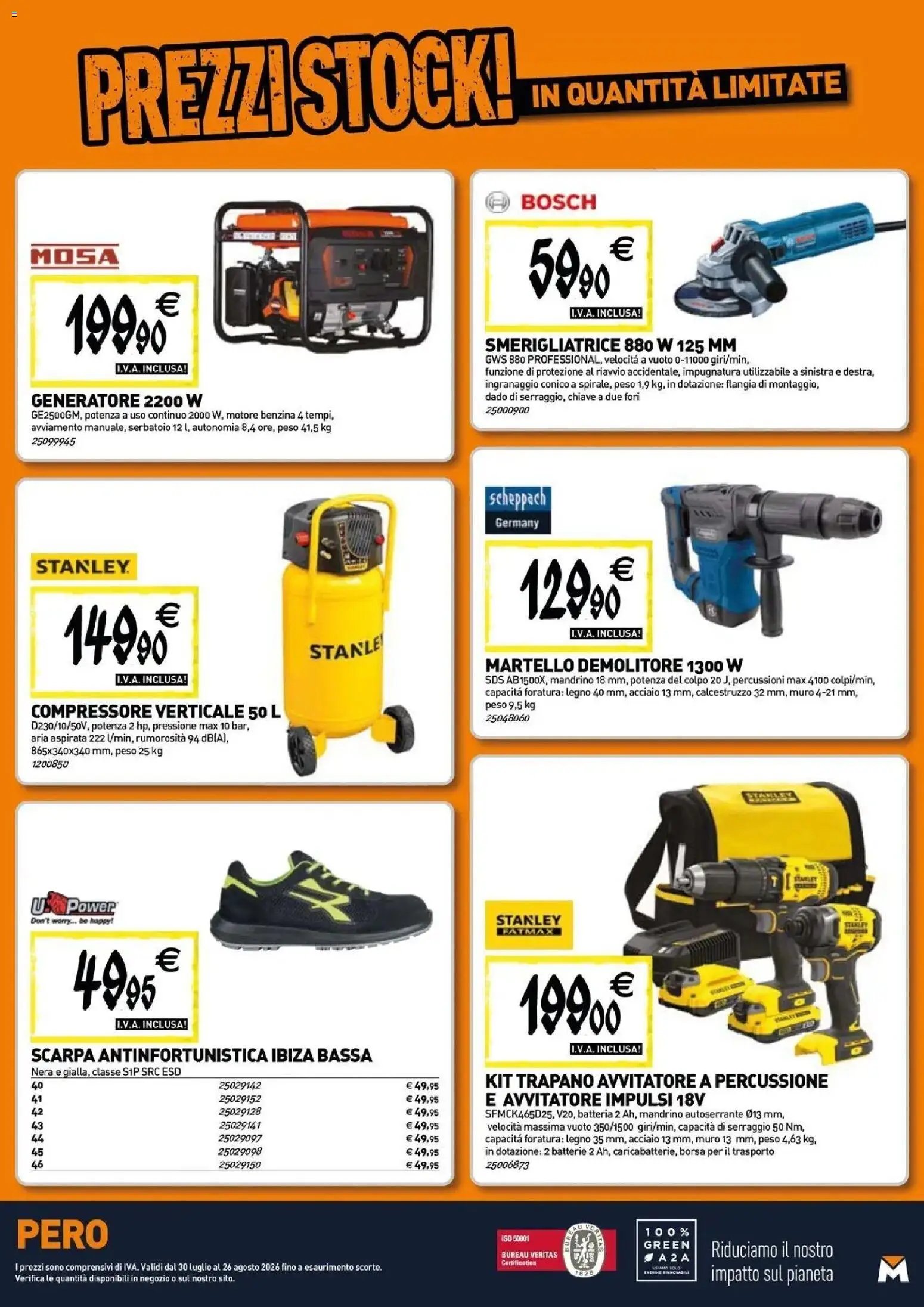 TECNOMAT - Straordinari prezzi stock!